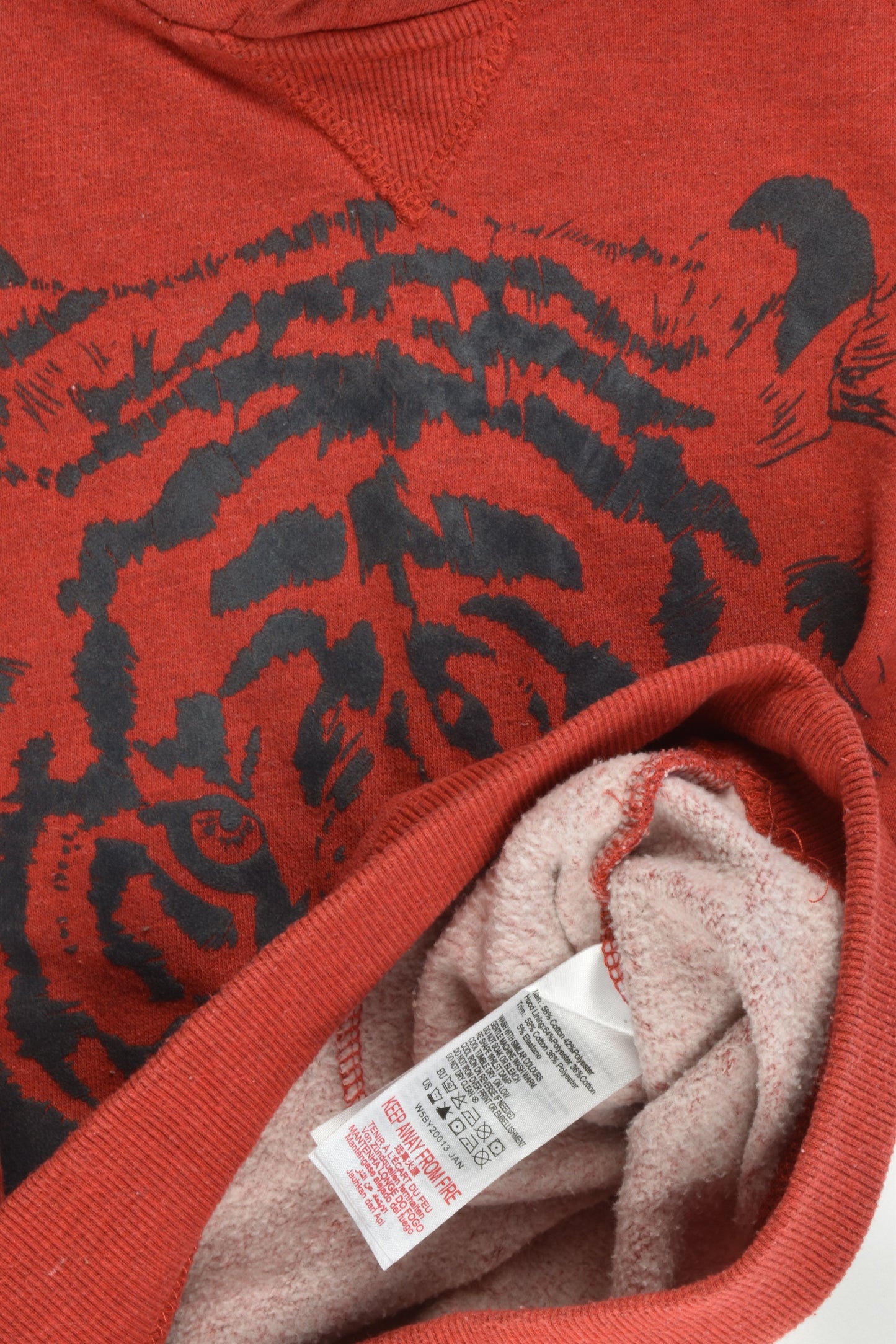 Pumpkin Patch Size 6 Hooded Jumper