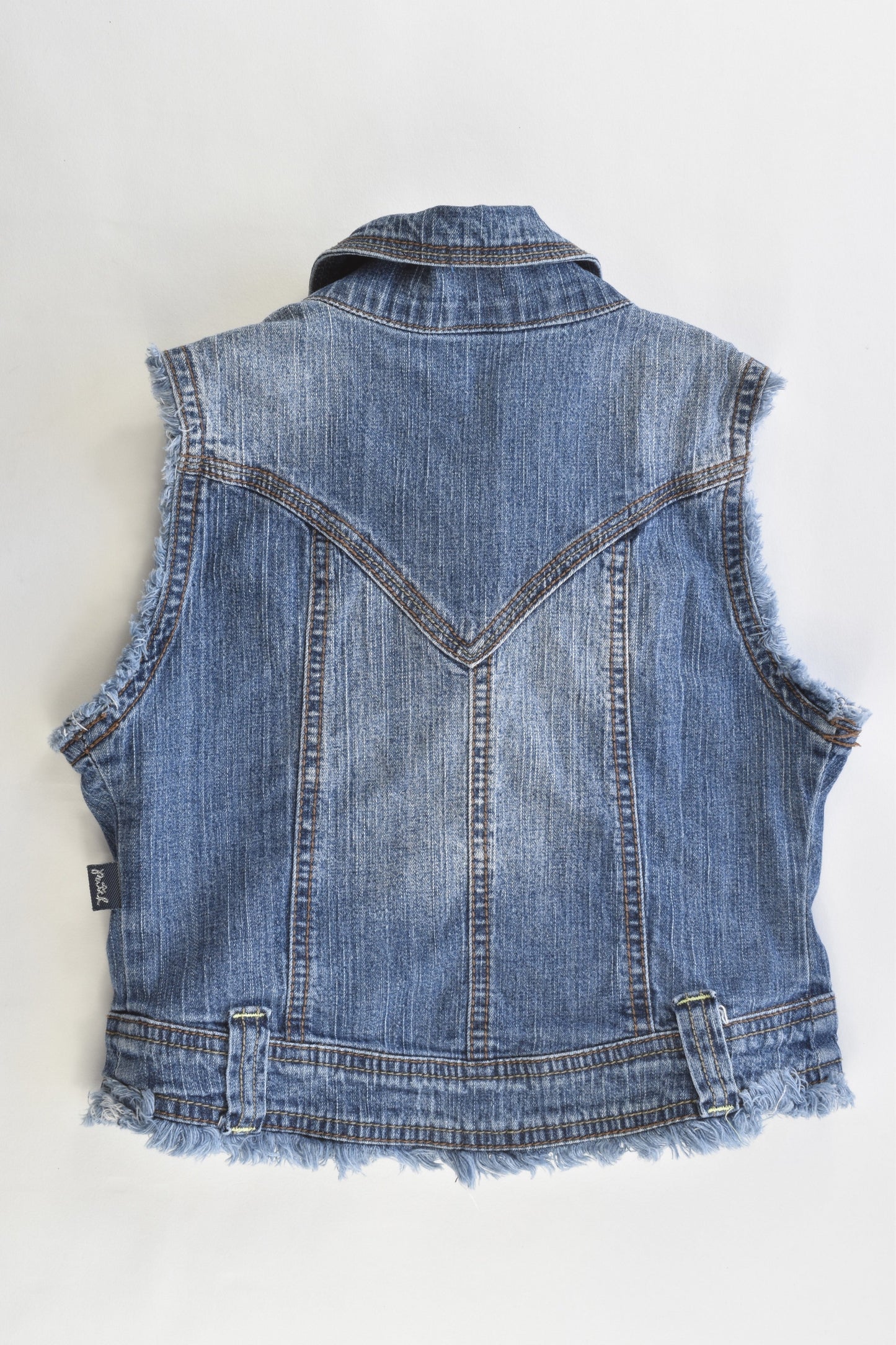 Pumpkin Patch Size 8 (Small sizing) Stretchy Denim Vest