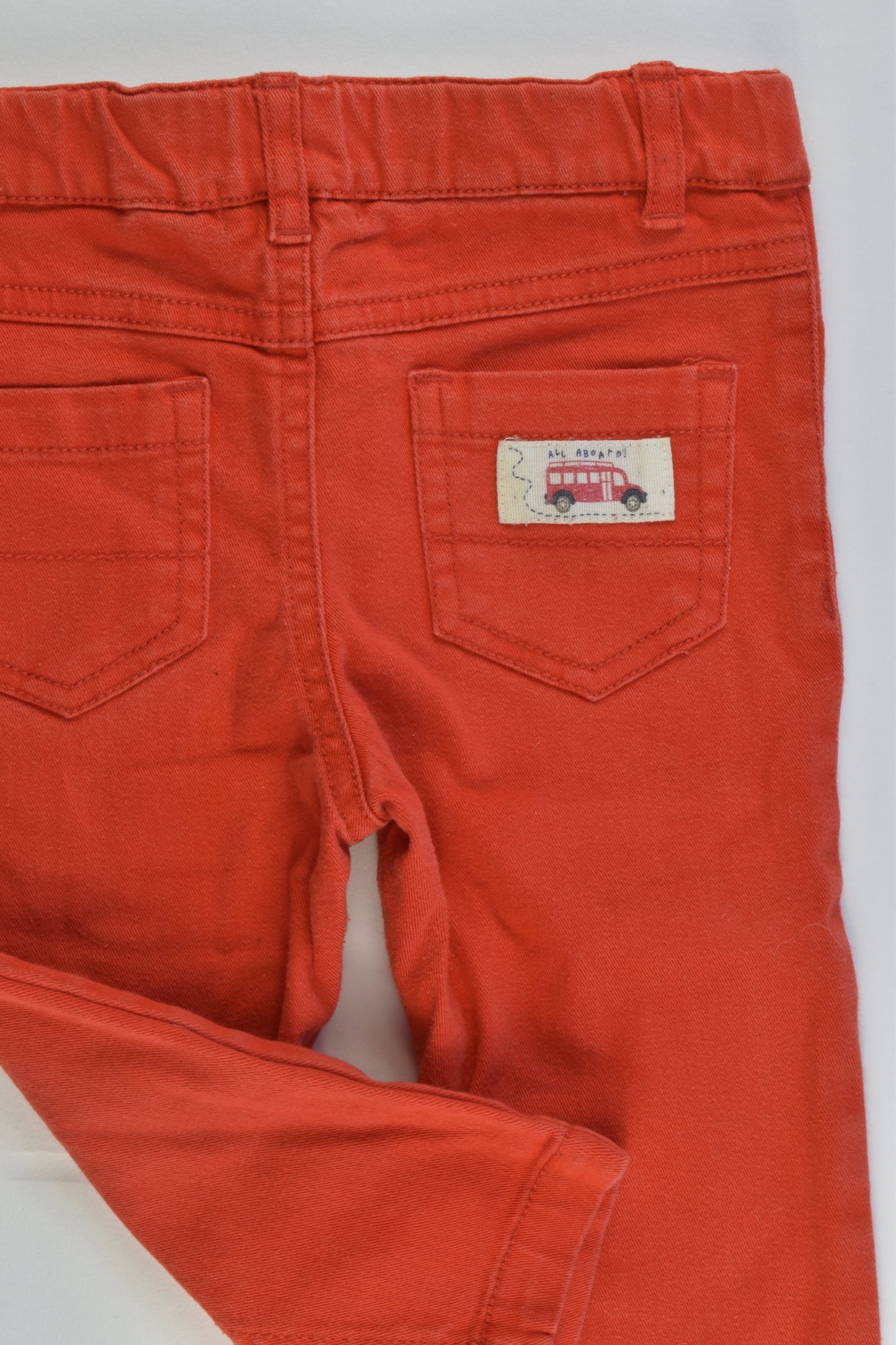 Purebaby Size 0 (6-12 months) 'All Aboard' Stretchy Pants