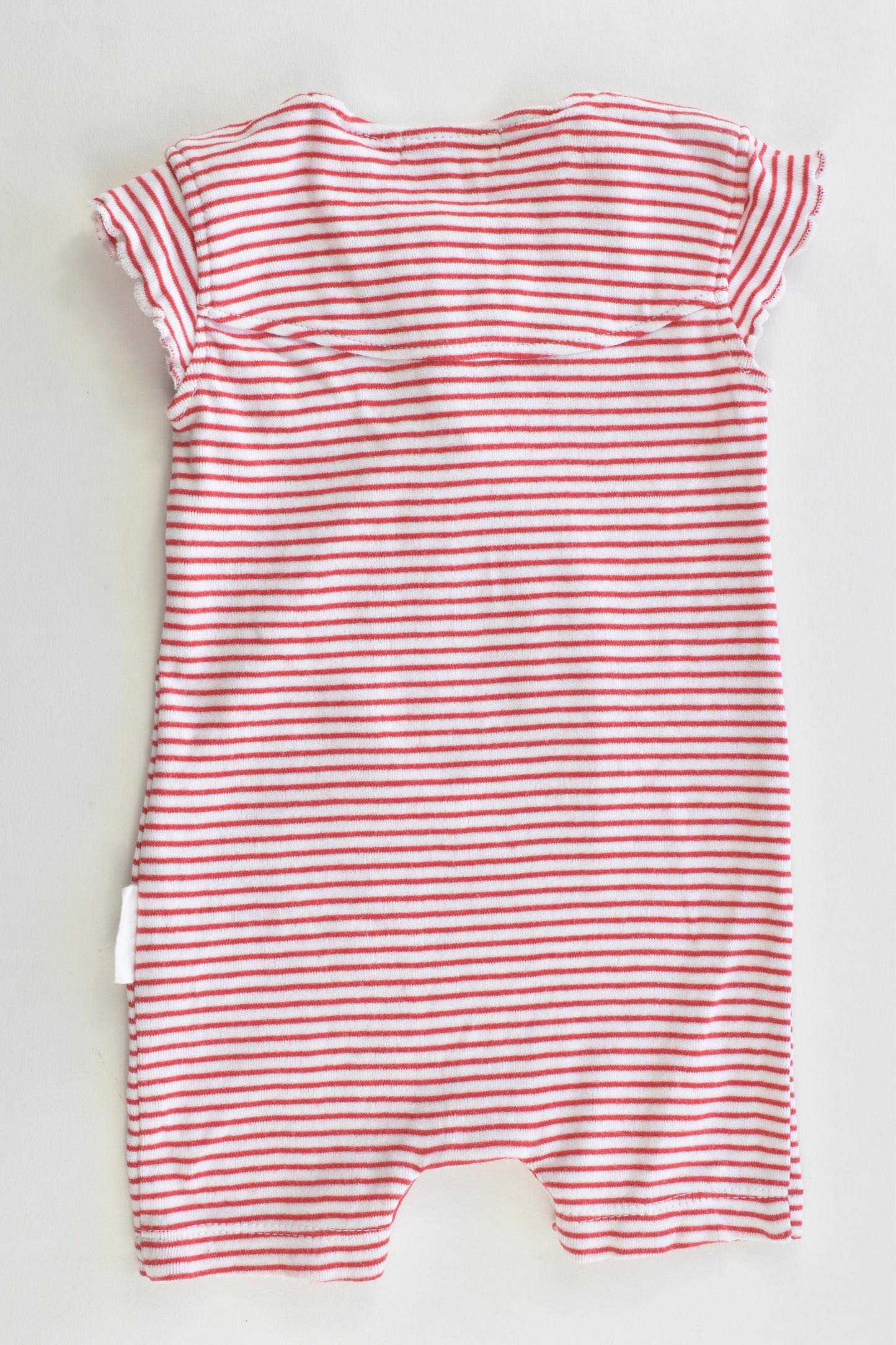 Purebaby Size 000 (0-3 months) Striped Romper