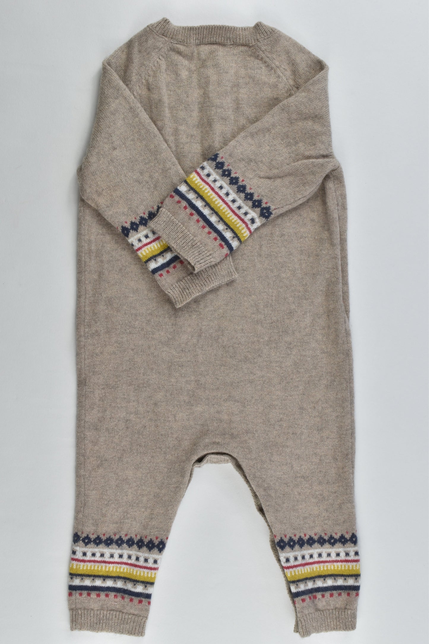 Purebaby Size 000 Knitted Cotton/Wool Romper