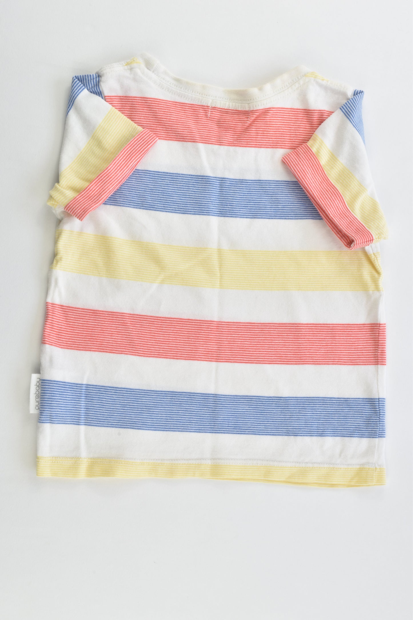 Purebaby Size 1 (12-18 months) Striped T-shirt