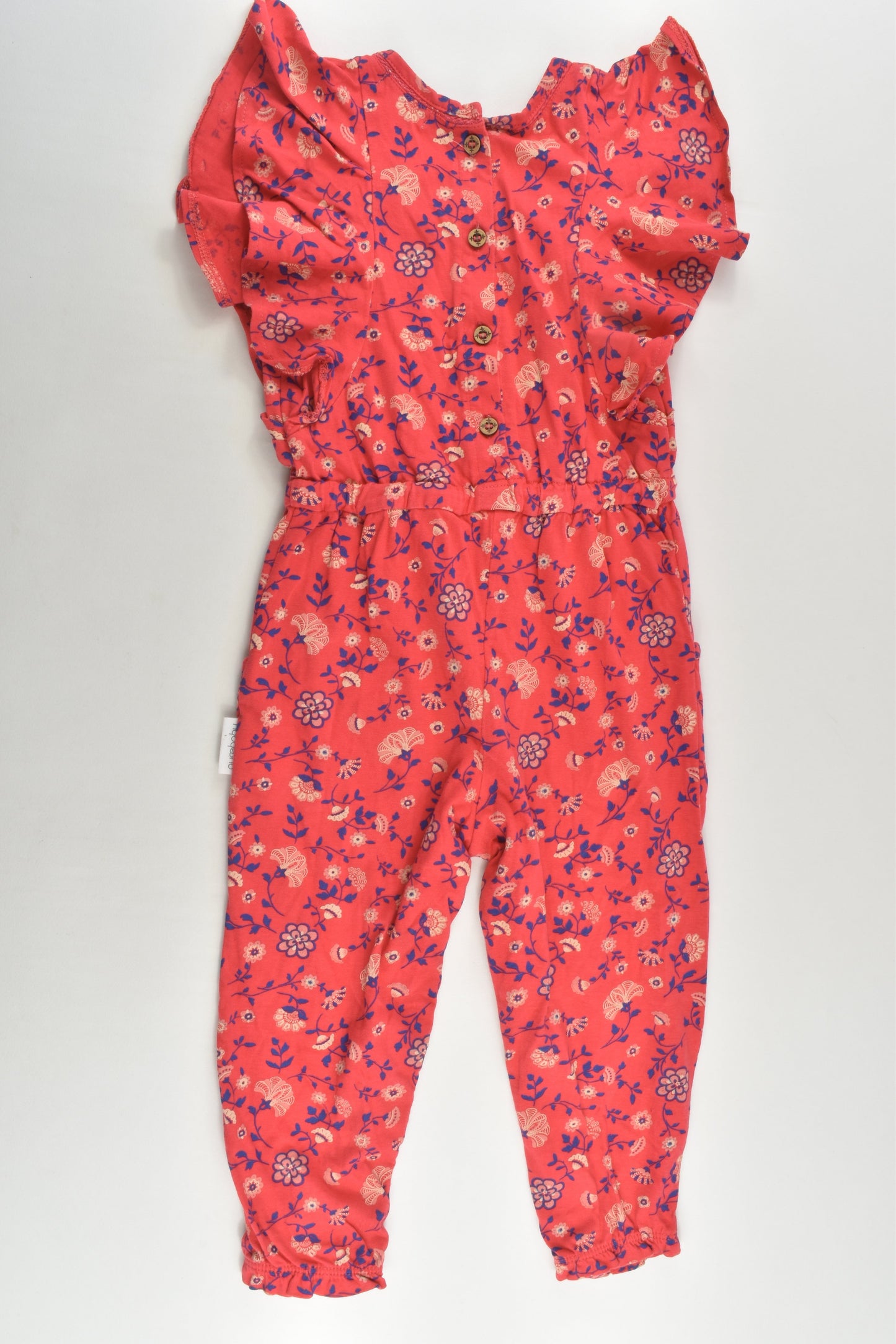 Purebaby Size 2 (18-24 months) Floral Playsuit