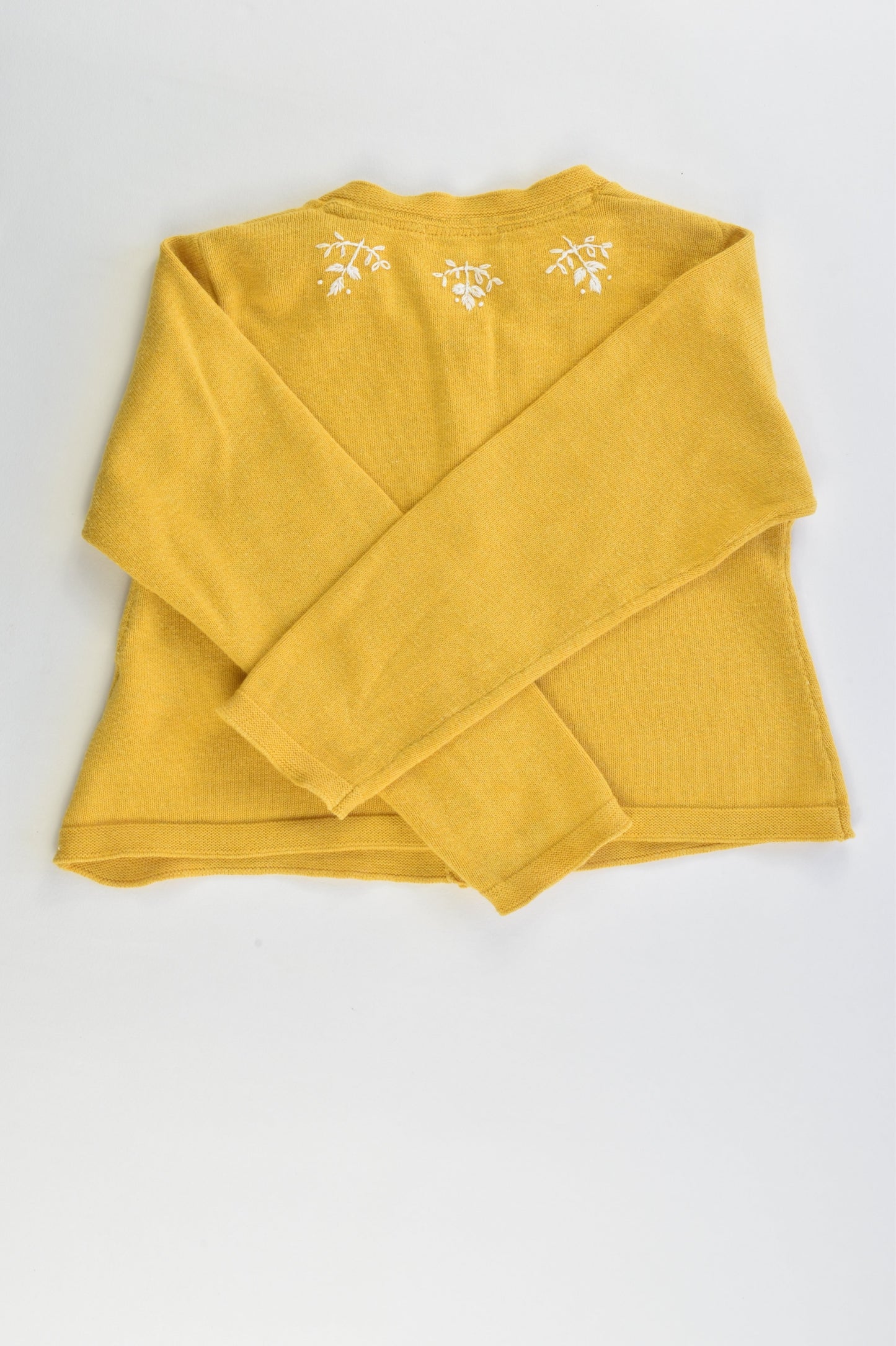 Purebaby Size 3 Mustard Cardigan