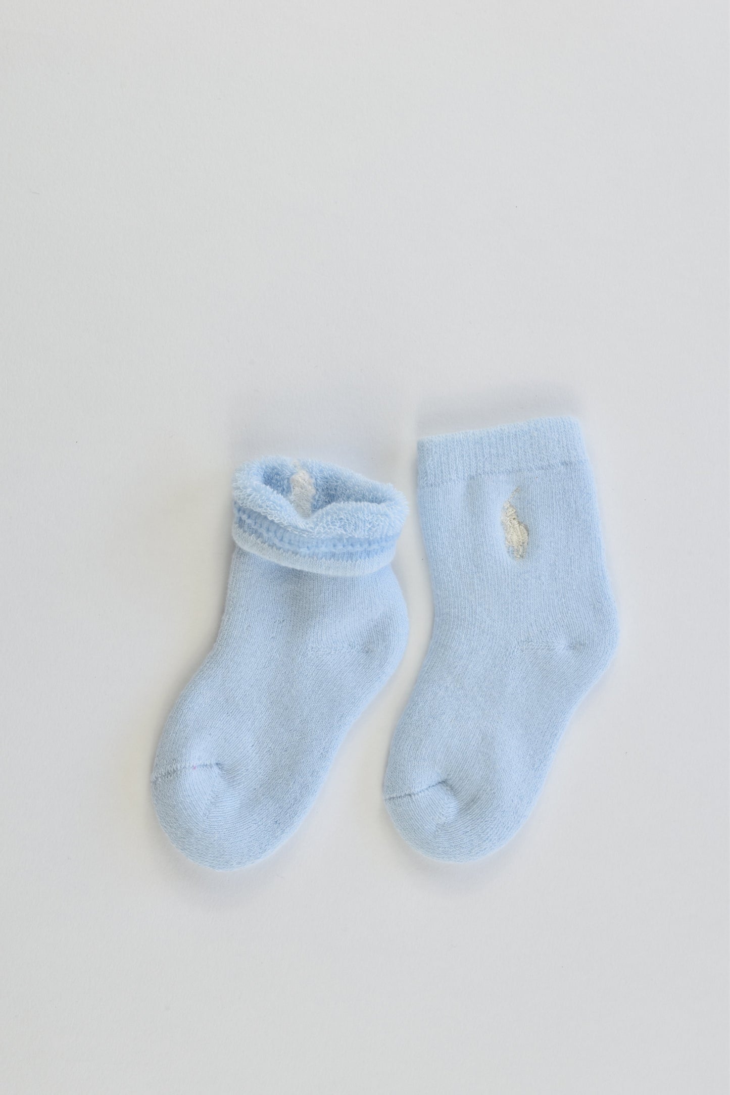 Ralph Lauren Size 0-6 months Warm Blue Socks