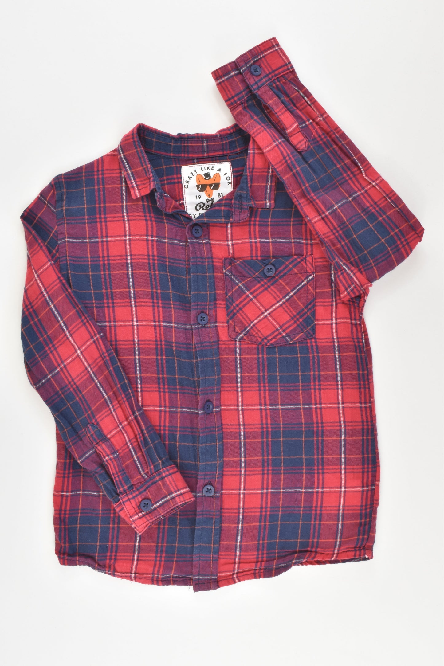 Rebel by Primark Size 5-6 Casual Collared Shirt