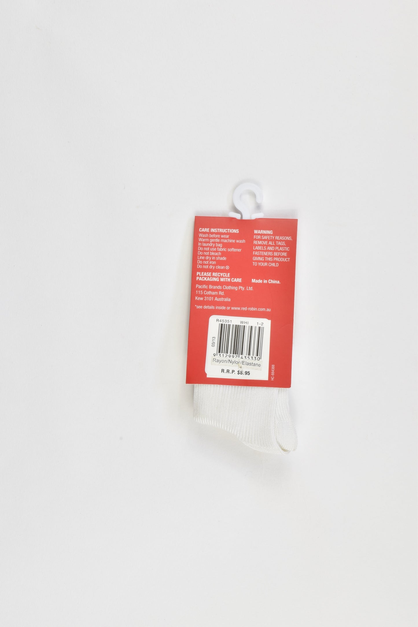 Red Robin Size 6-12 months Socks