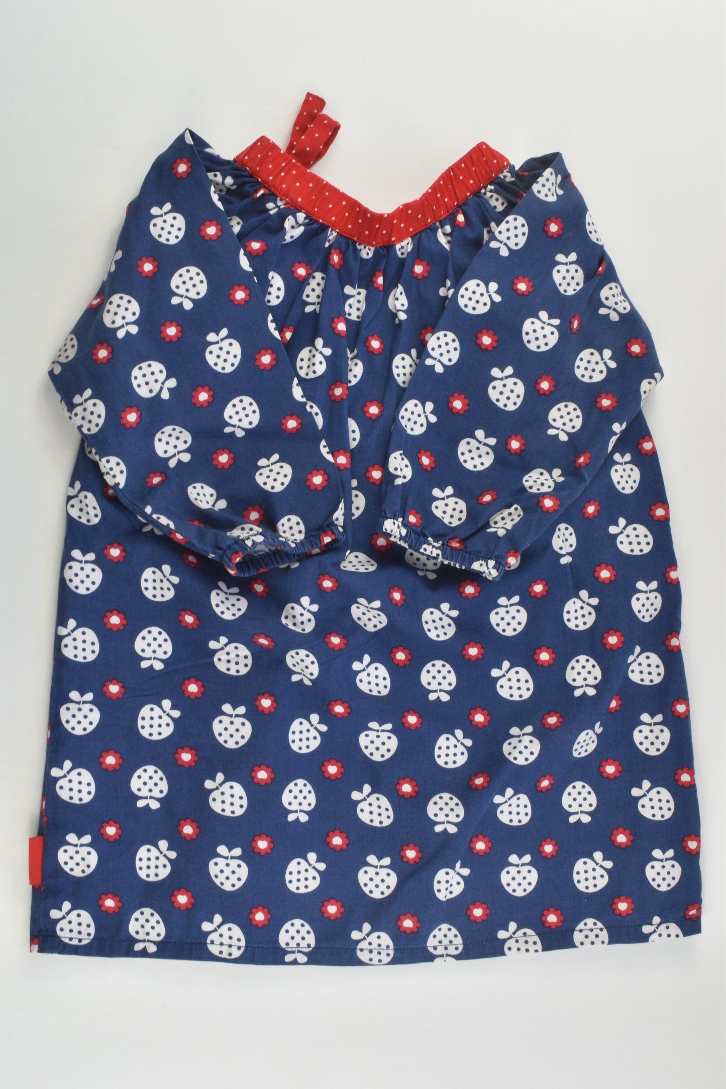 Rhubarb Size 2-3 Apples and Flowers Dress