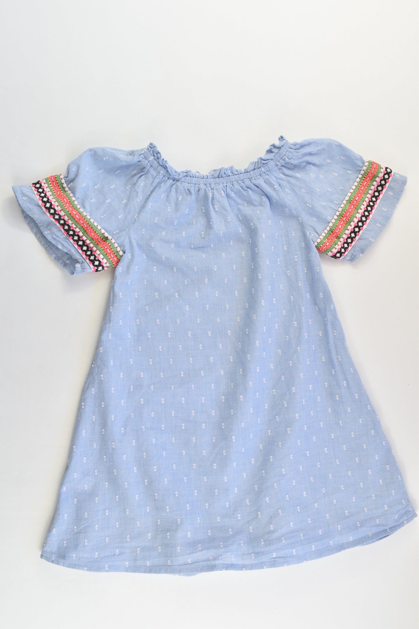 River Island Size 3 Dress with Pom Pom Hem