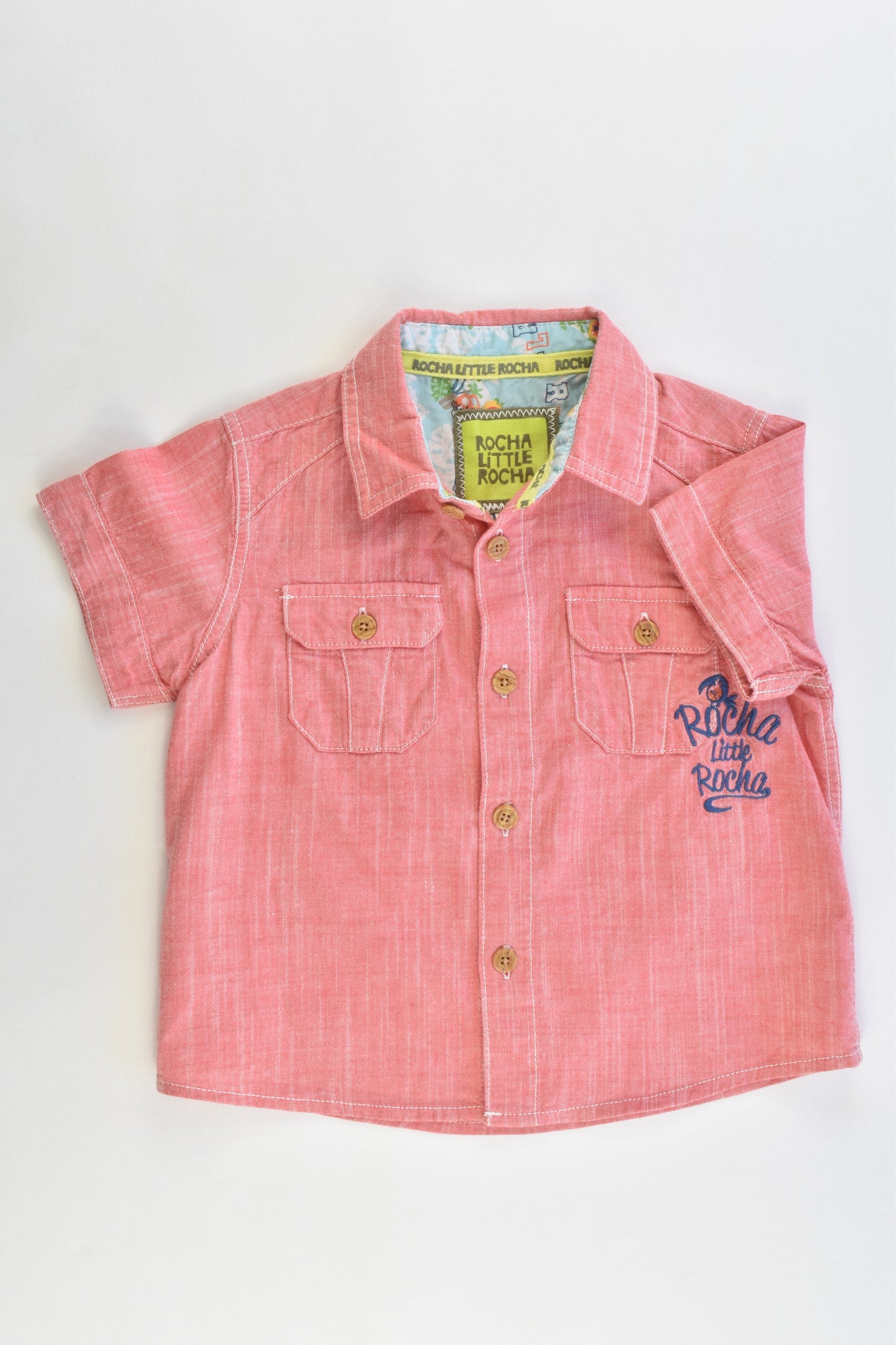 Rocha Little Rocha (Debenhams) Size 1 Collared Casual Shirt