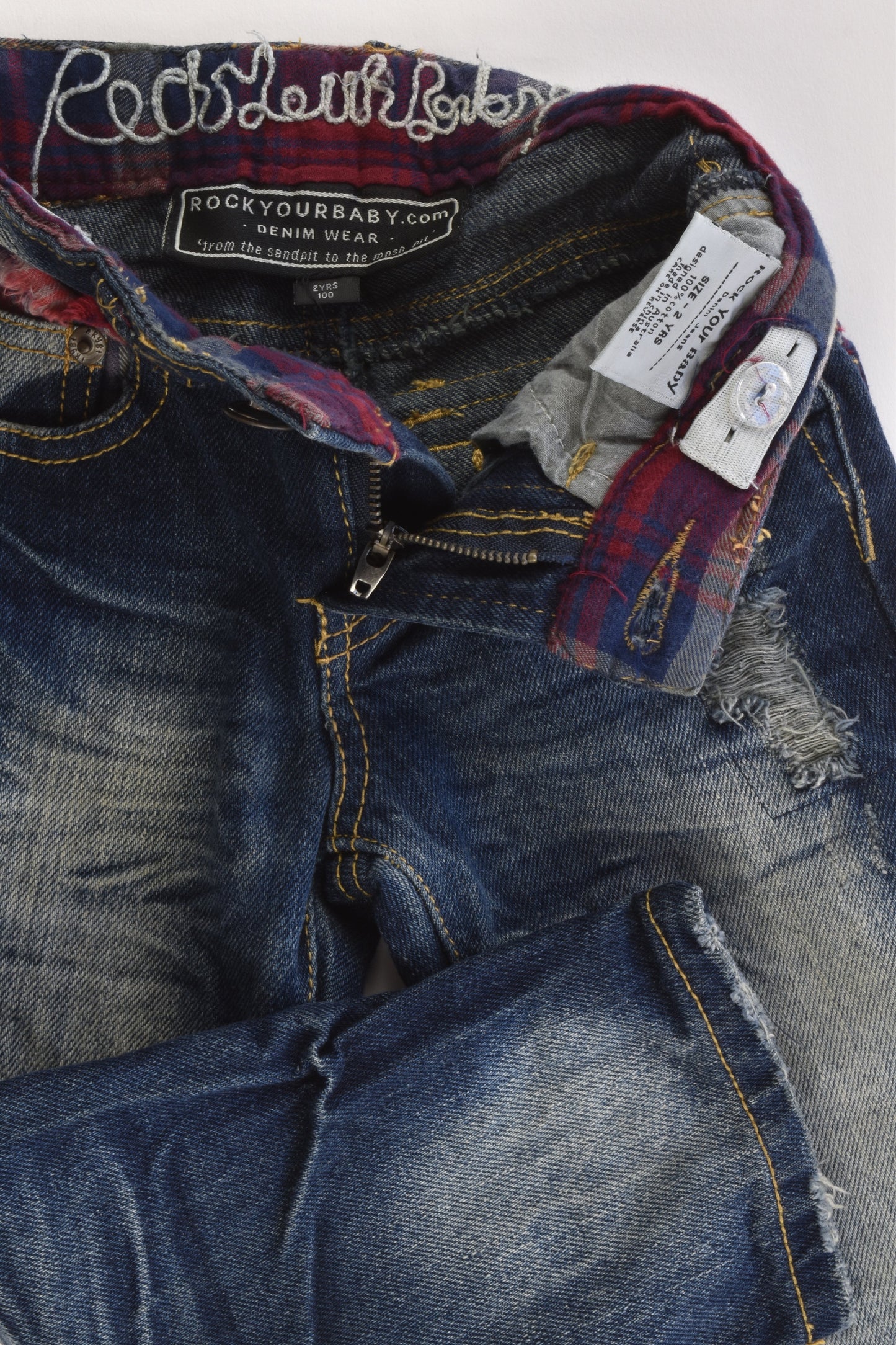 Rock Your Baby Size 2 (100 cm) Denim Pants