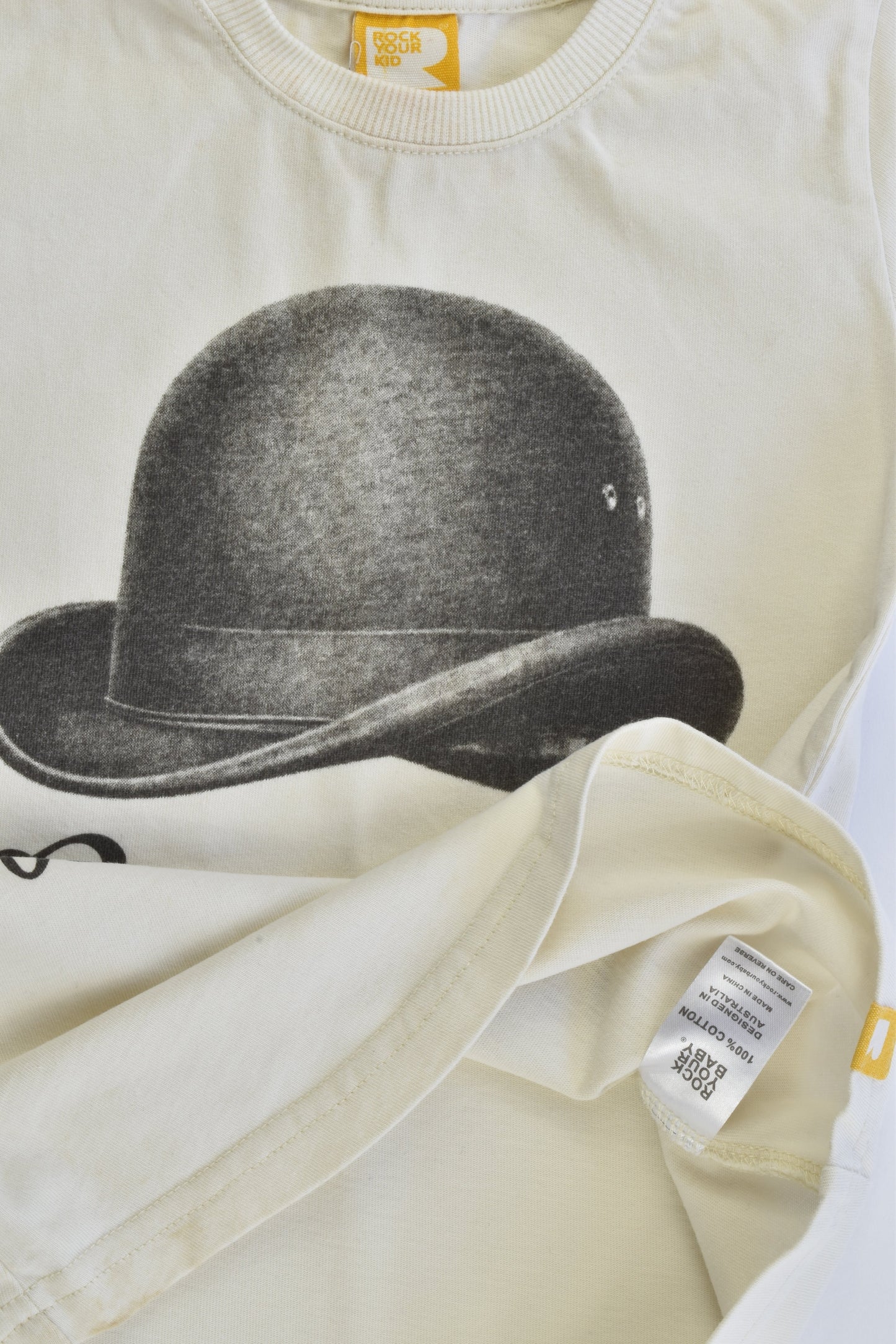 Rock Your Kid Size 4 'Bonjour' T-shirt