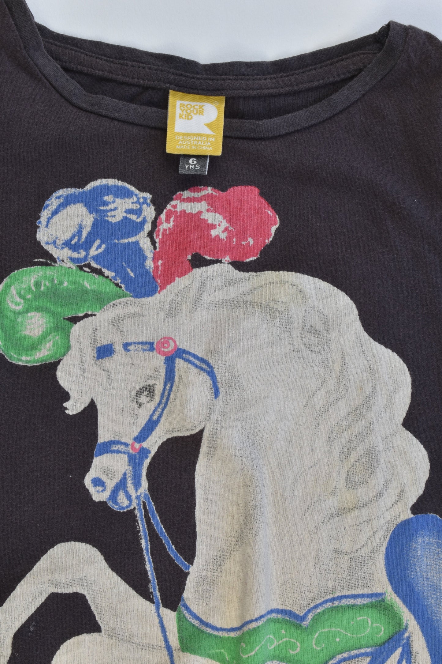Rock Your Kid Size 6 Horse T-shirt