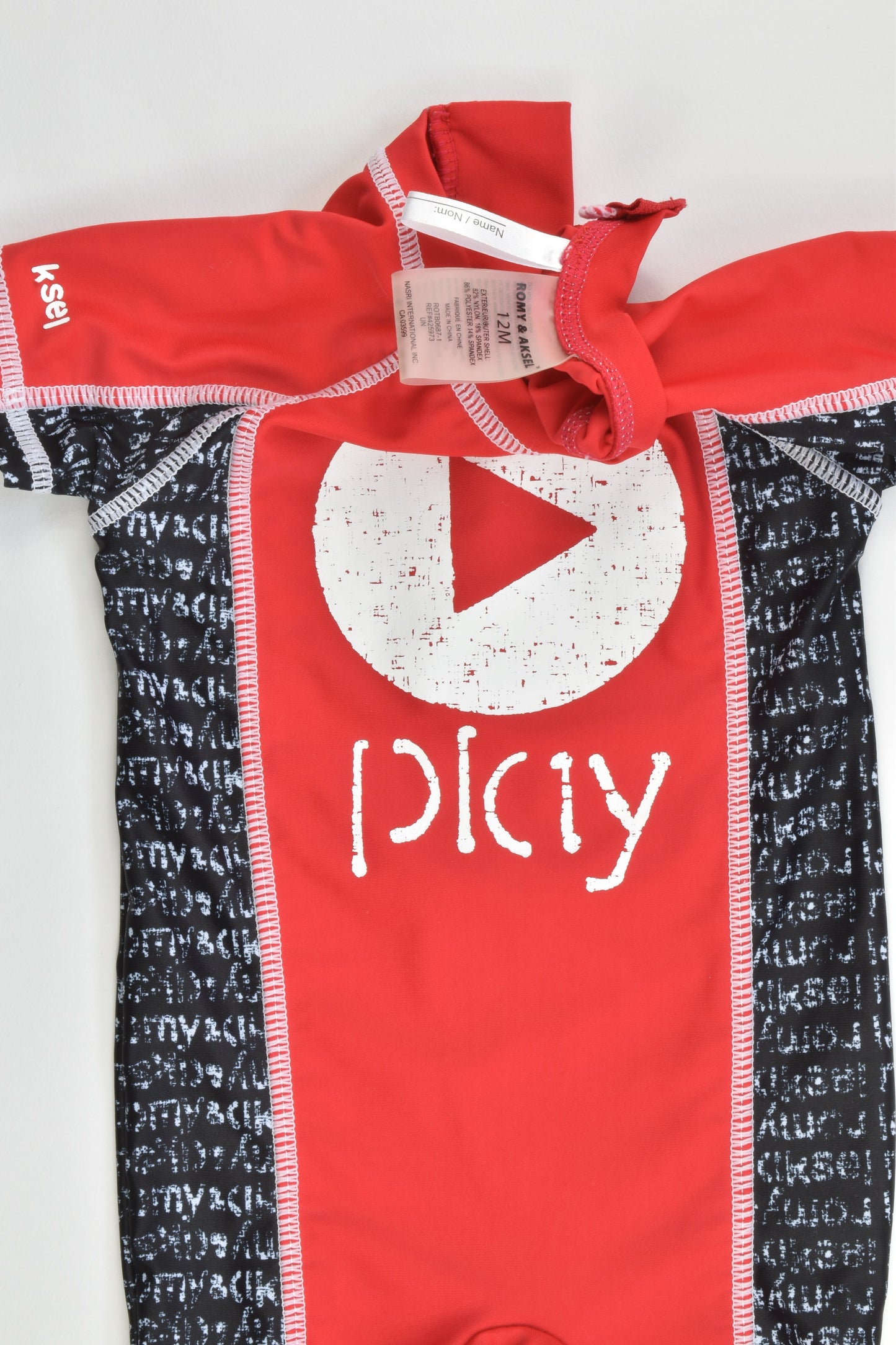 Romy & Aksel Size 12 months (0) Rashie Suit