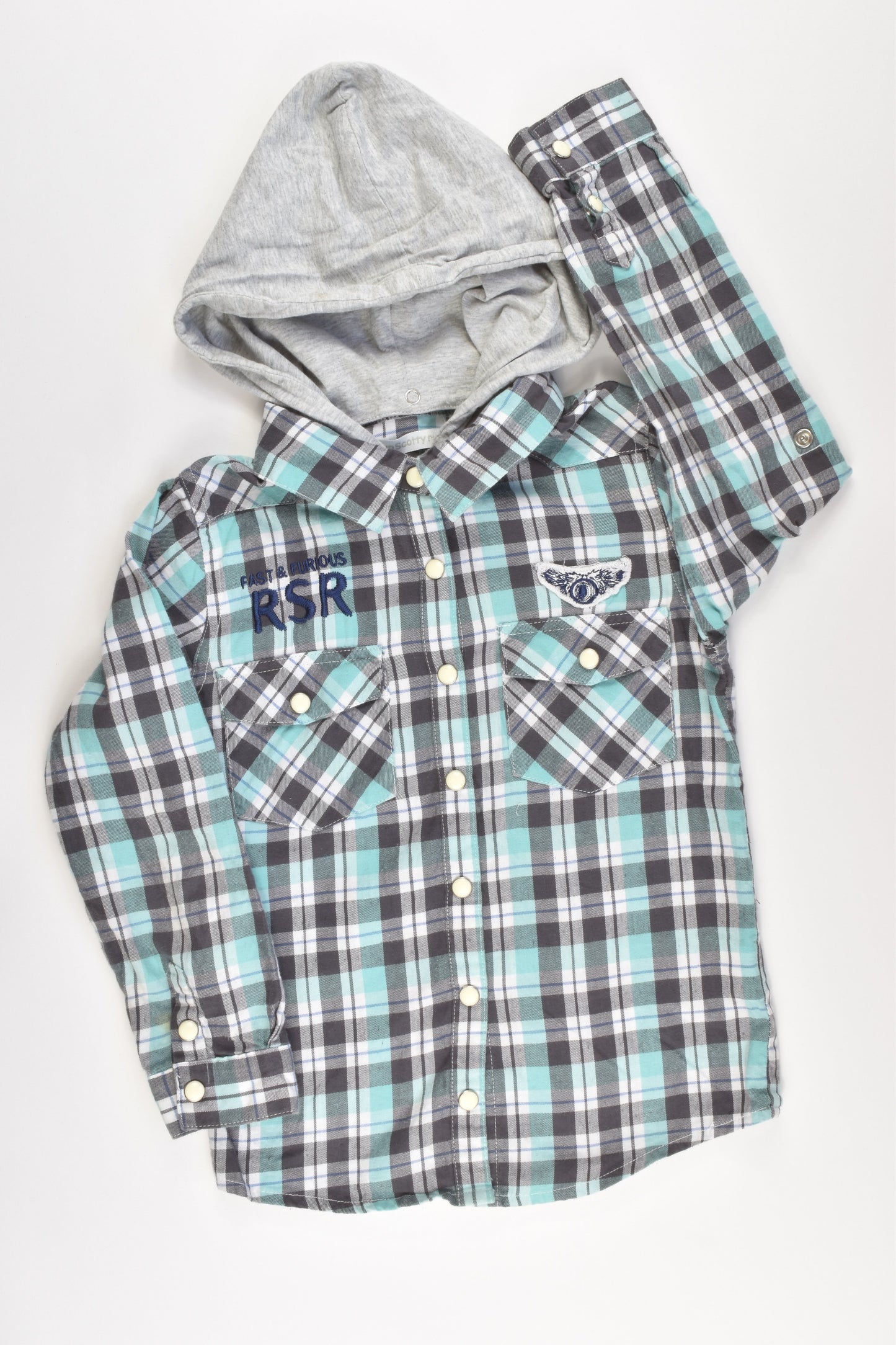 Run Scotty Run Size 6 Shirt with Removable Hoodie
