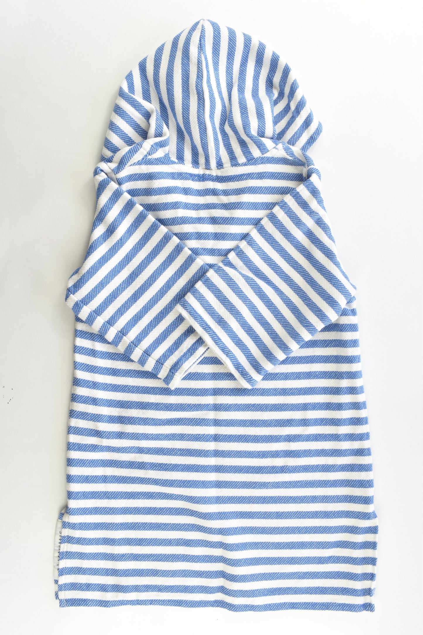 Sämmimis Australia Size S (2-5 years) AMALFI Kids Hooded Turkish Towel Royal Blue/White