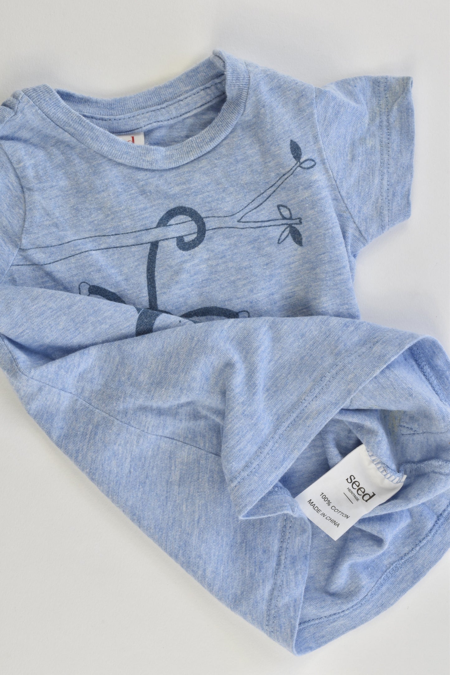Seed Heritage Size 0-3 months (000) Monkey and Bananas T-shirt