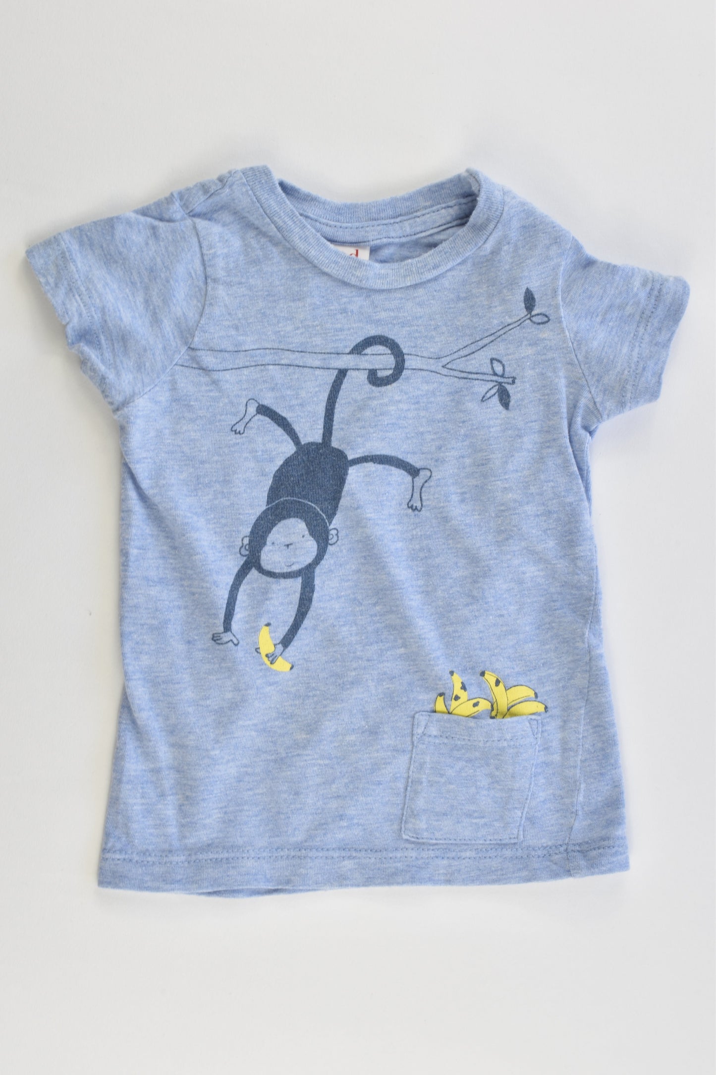 Seed Heritage Size 0-3 months (000) Monkey and Bananas T-shirt