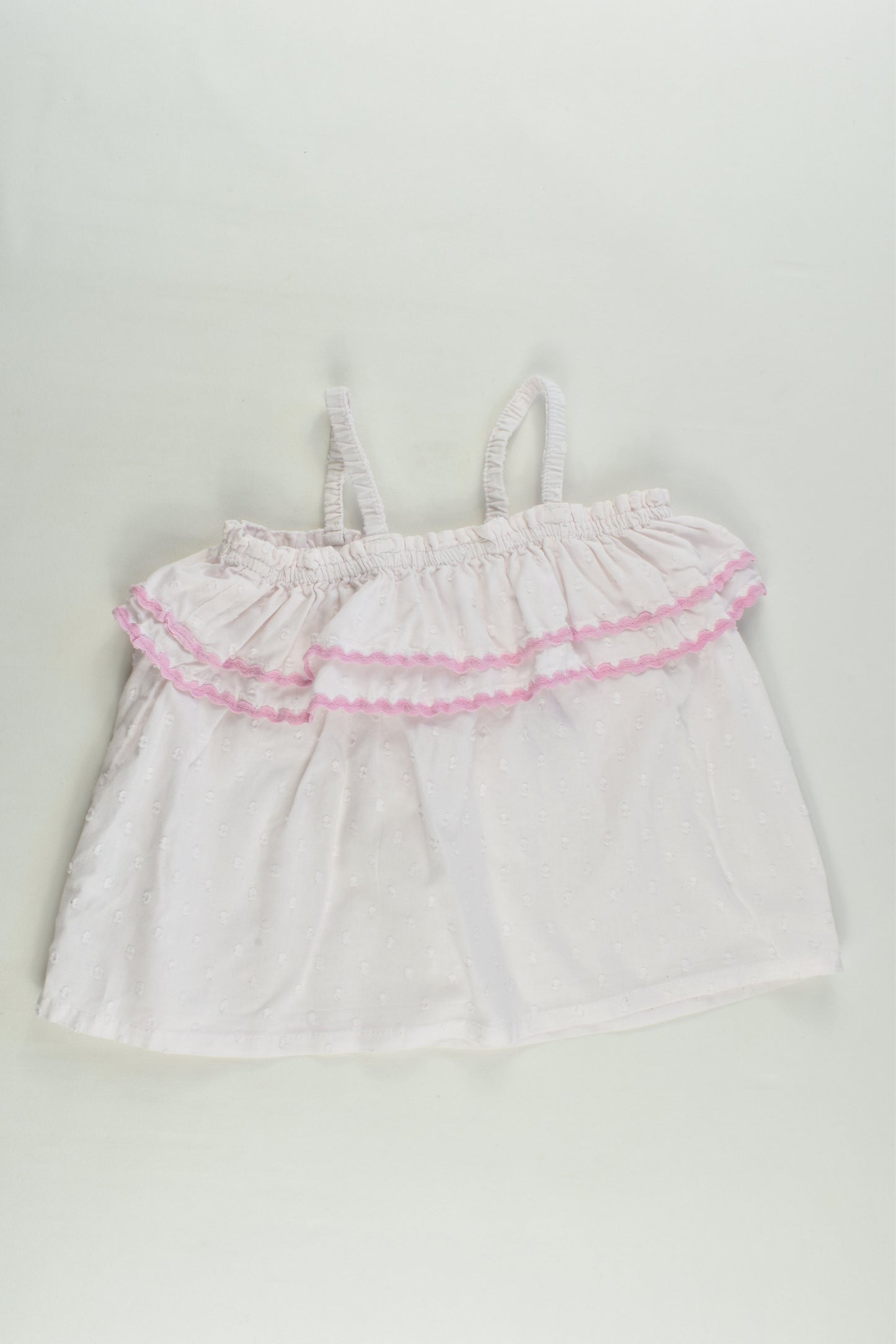Seed Heritage Size 1 (12-18 months) Ruffle Top
