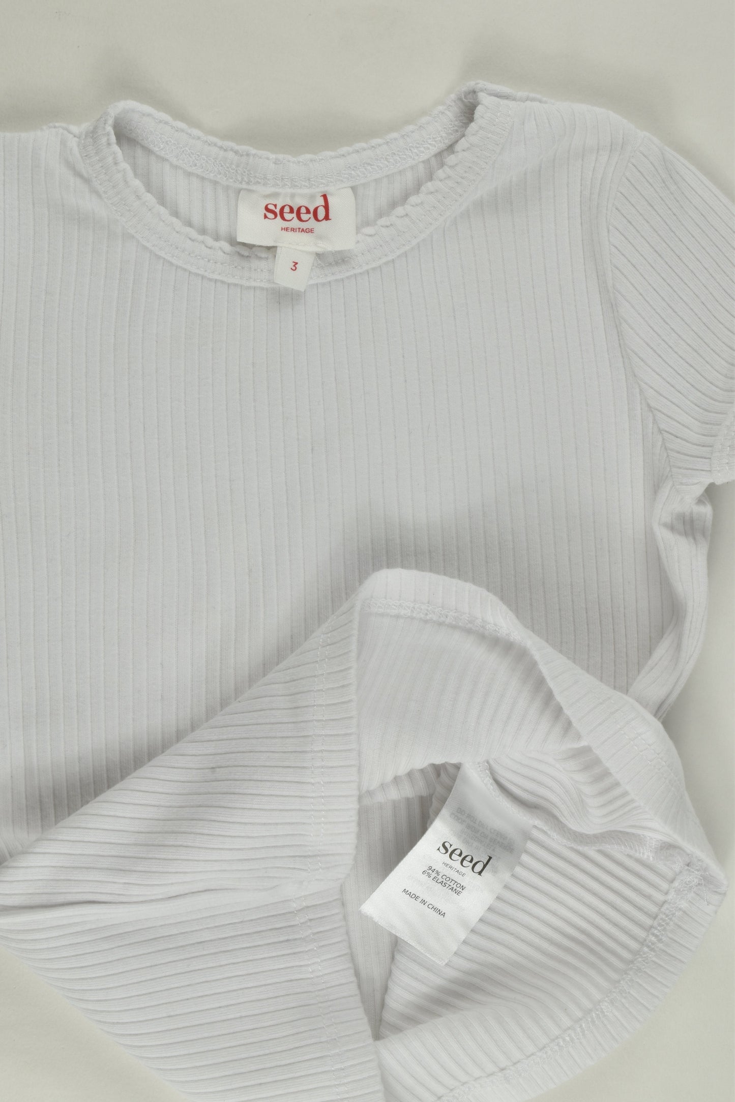 Seed Heritage Size 3 Ribbed T-shirt