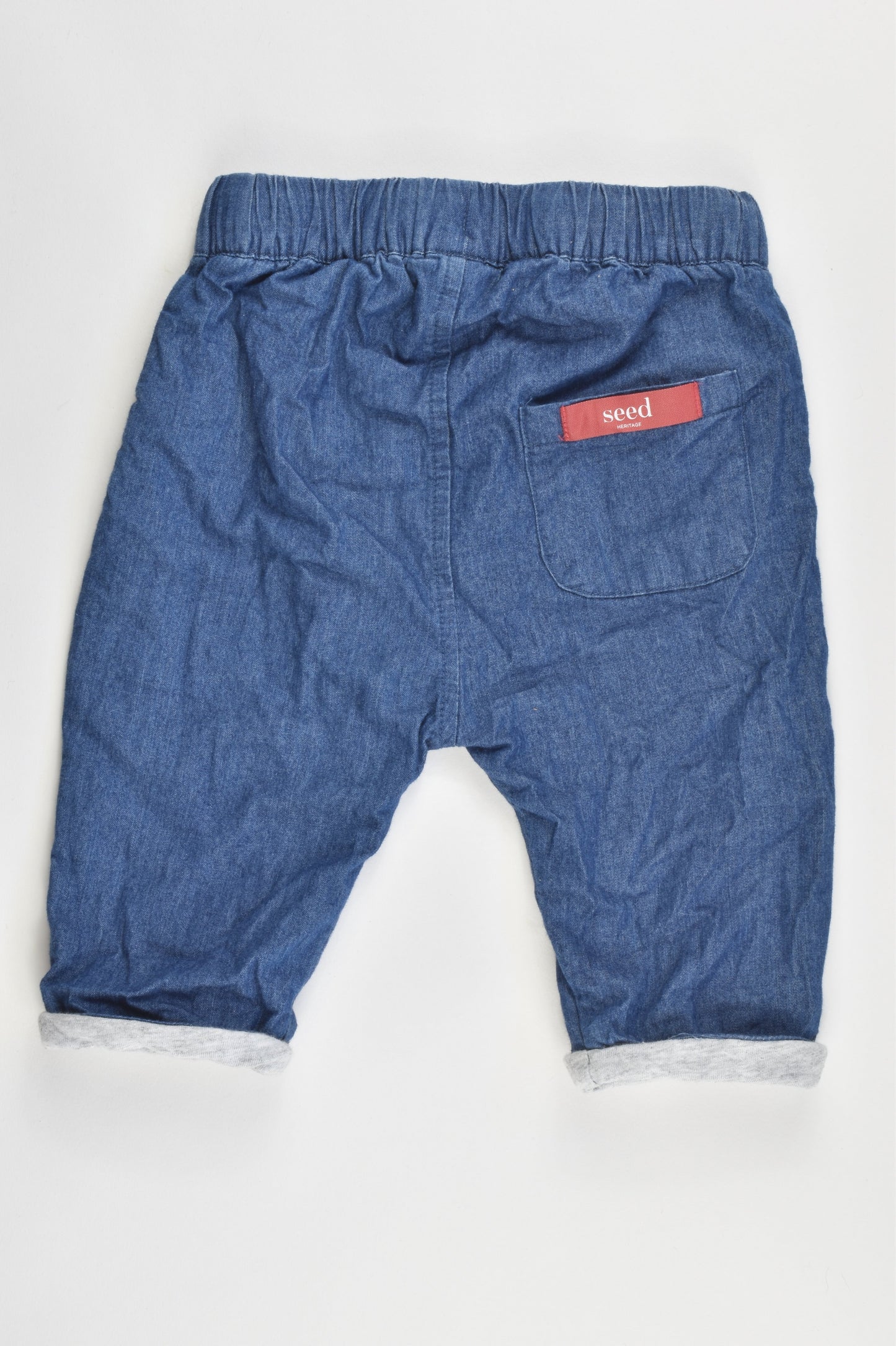 Seed Size 3-6 months Soft Lined Denim Pants
