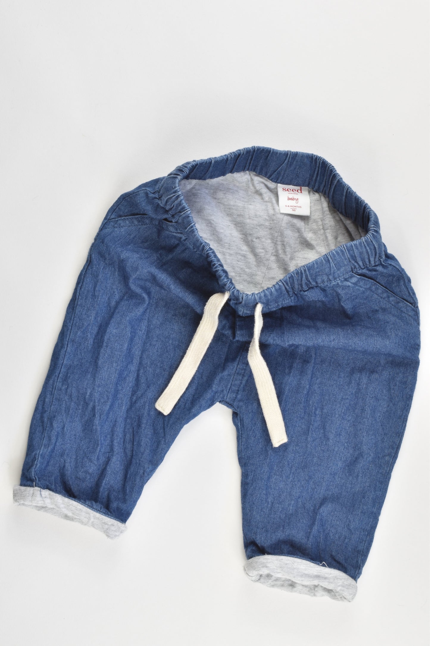 Seed Size 3-6 months Soft Lined Denim Pants