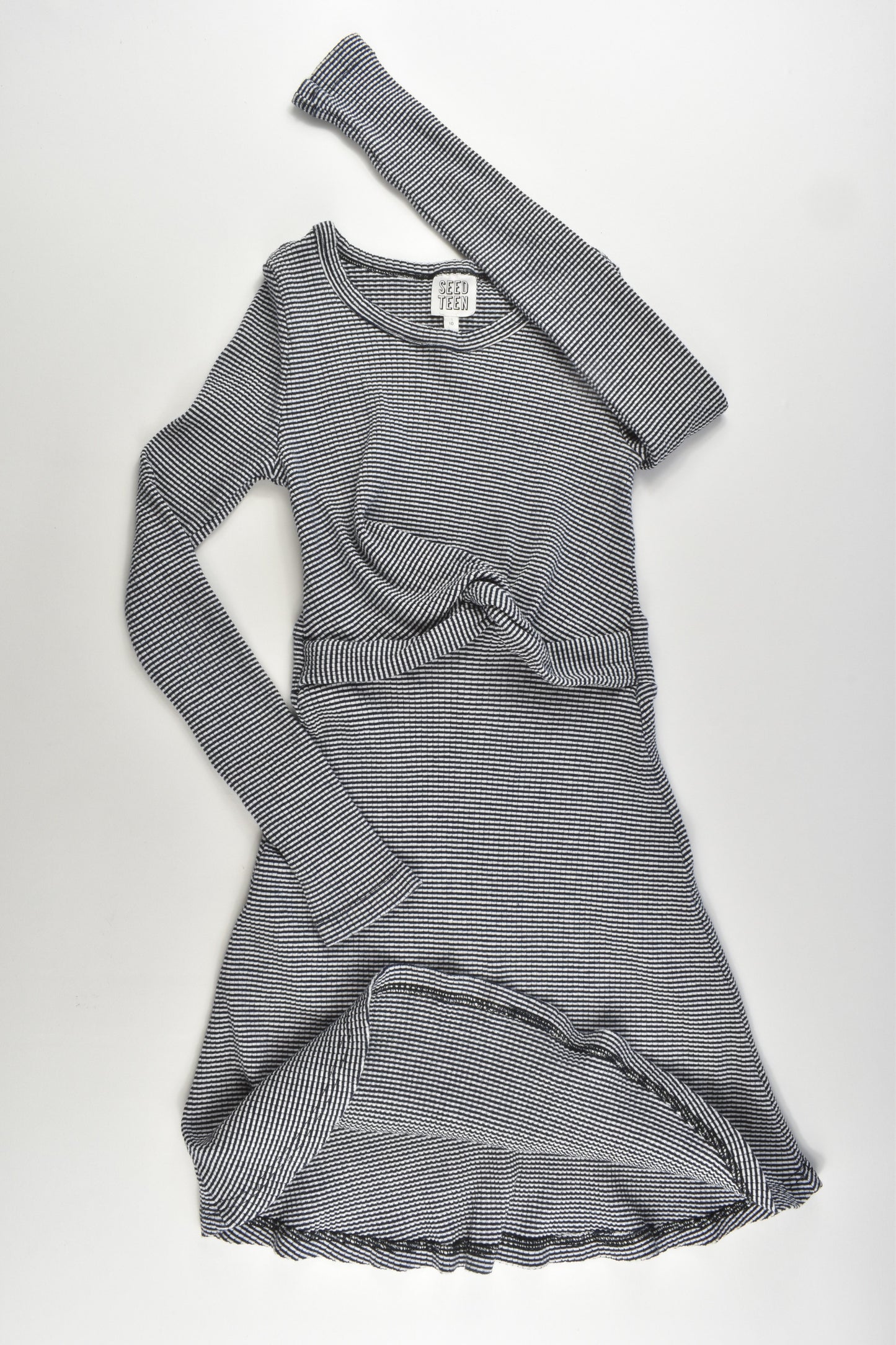 Seed Teen Size 8-10 Striped Dress