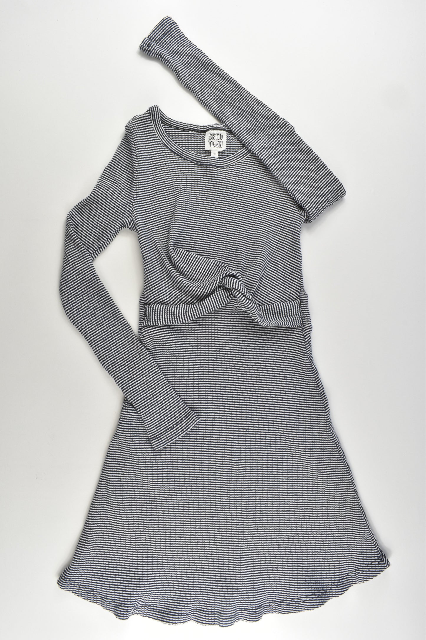 Seed Teen Size 8-10 Striped Dress