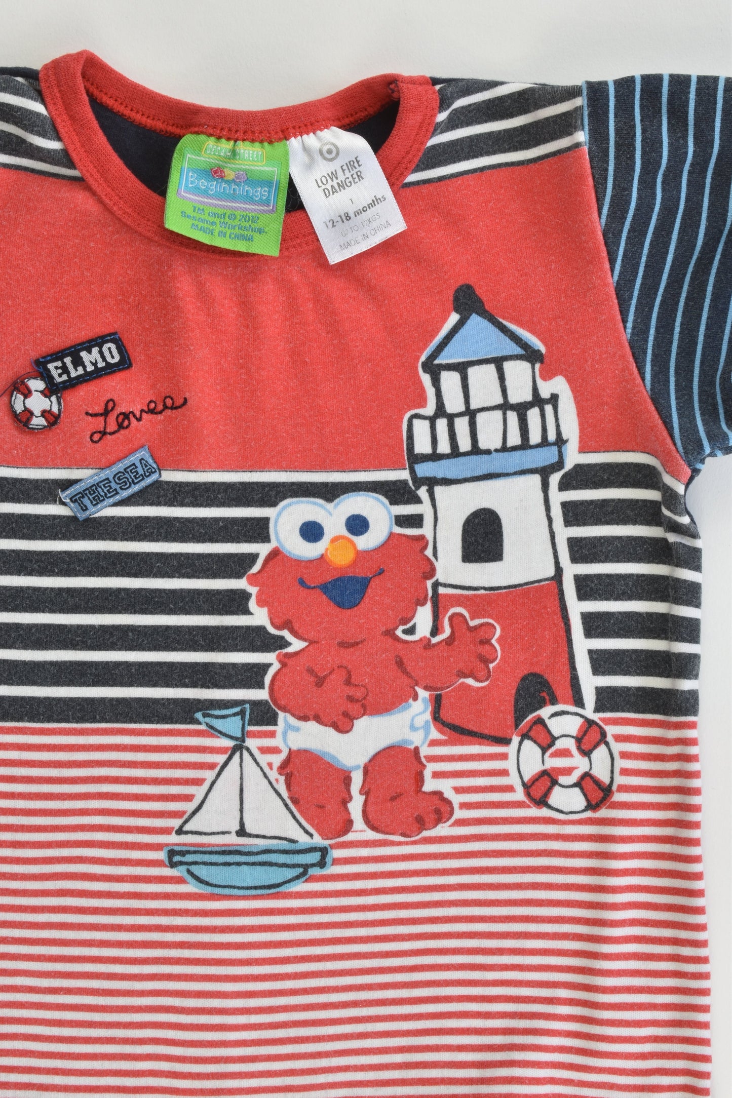 Sesame Street Size 1 (12-18 months) Elmo T-shirt