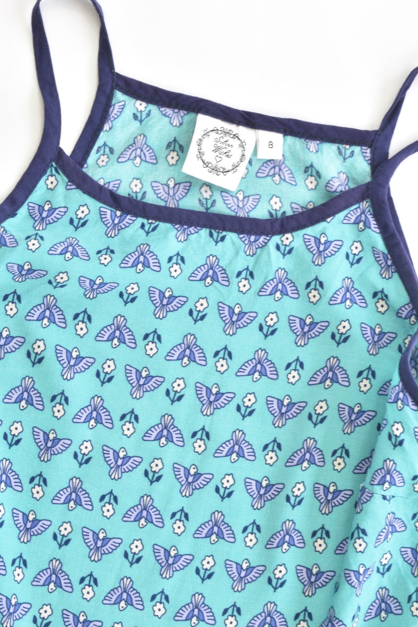Silver Wishes Size 8 Viscose Top