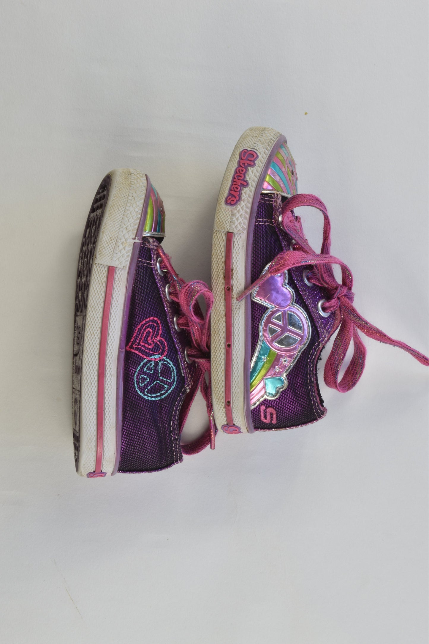 Skechers Size 5 Peace and Love Light-up Shoes