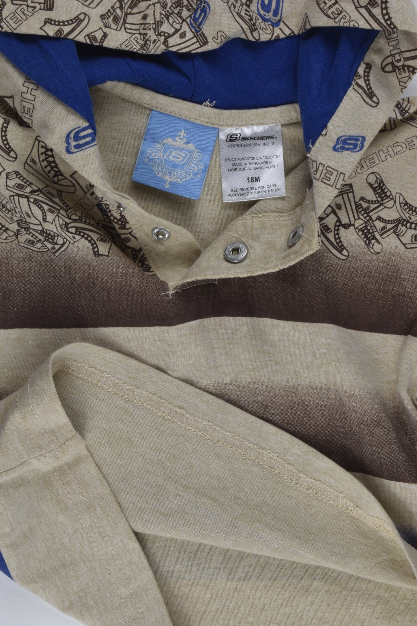 Skechers USA Size 1-2 (18 months) Hooded Top