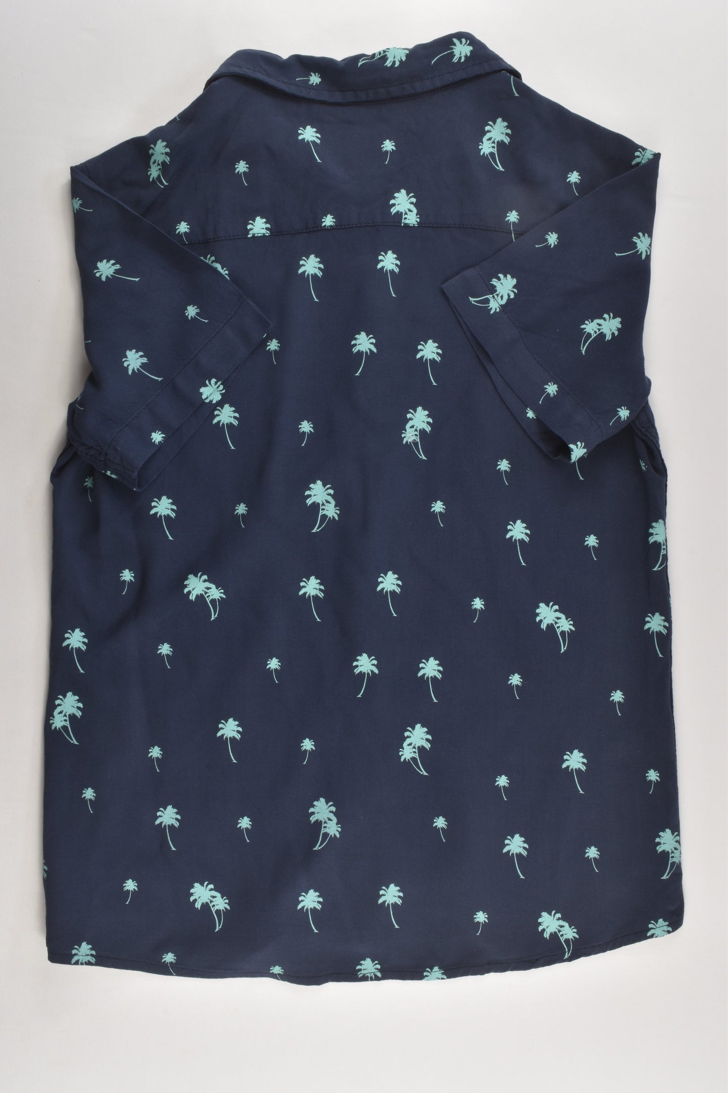 Skylark Size 12 Palm Trees Rayon Shirt