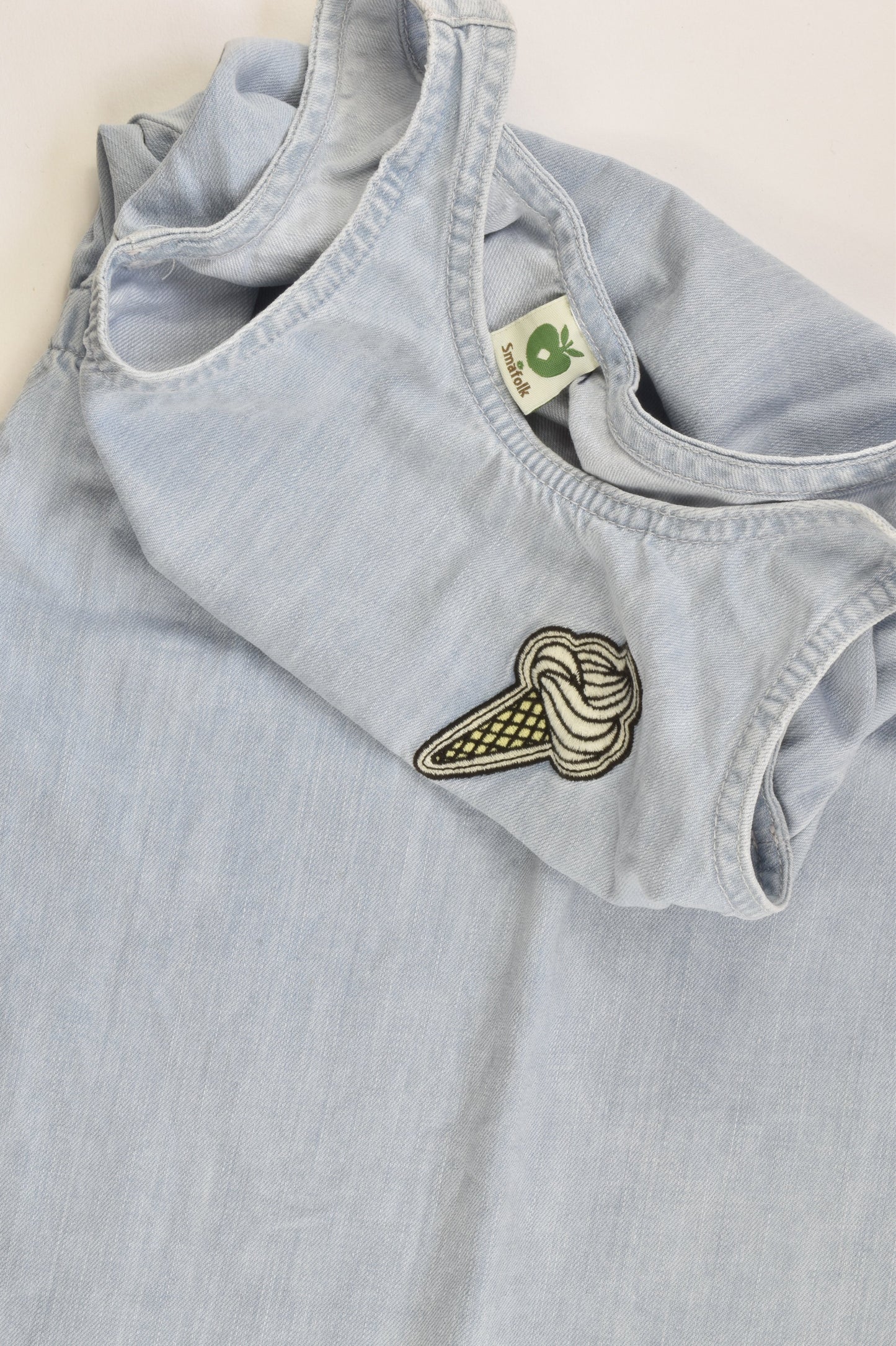 Småfolk Size 7-8 (122-128 cm) Soft Denim Dress