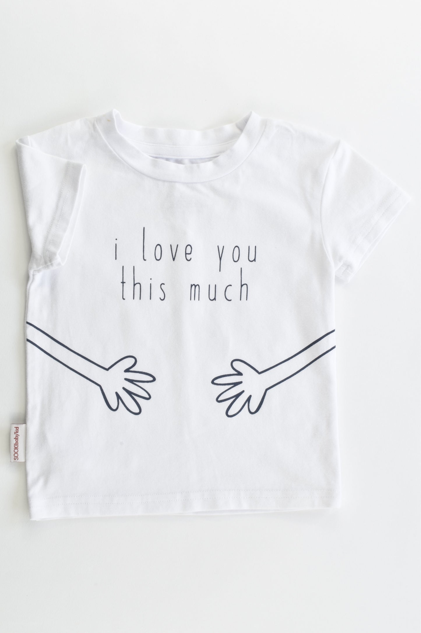 SOOKIbaby kid Size 0 'I Love You This Much' T-shirt