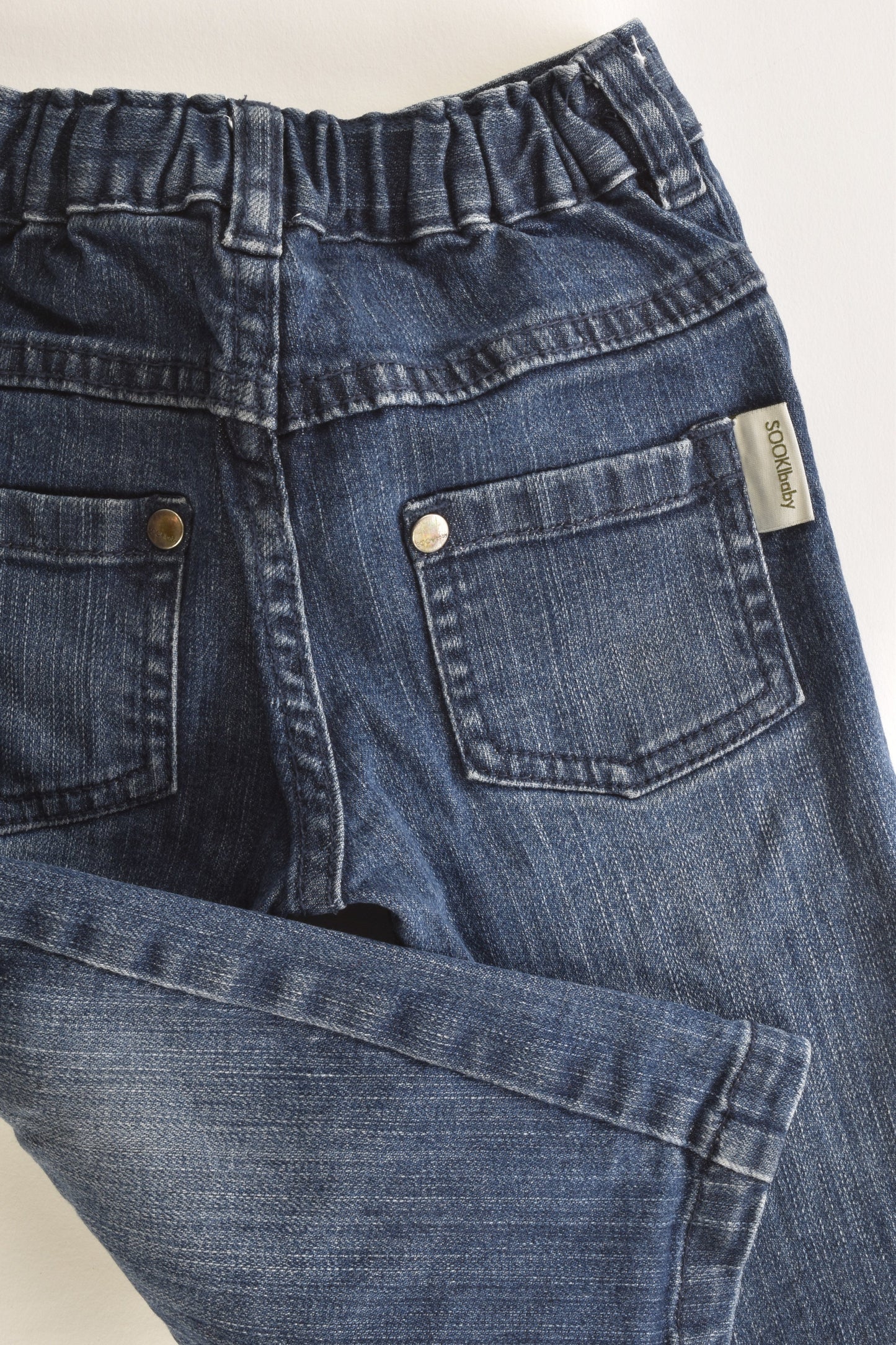SOOKIbaby Size 1 Soft and Stretchy Denim Pants