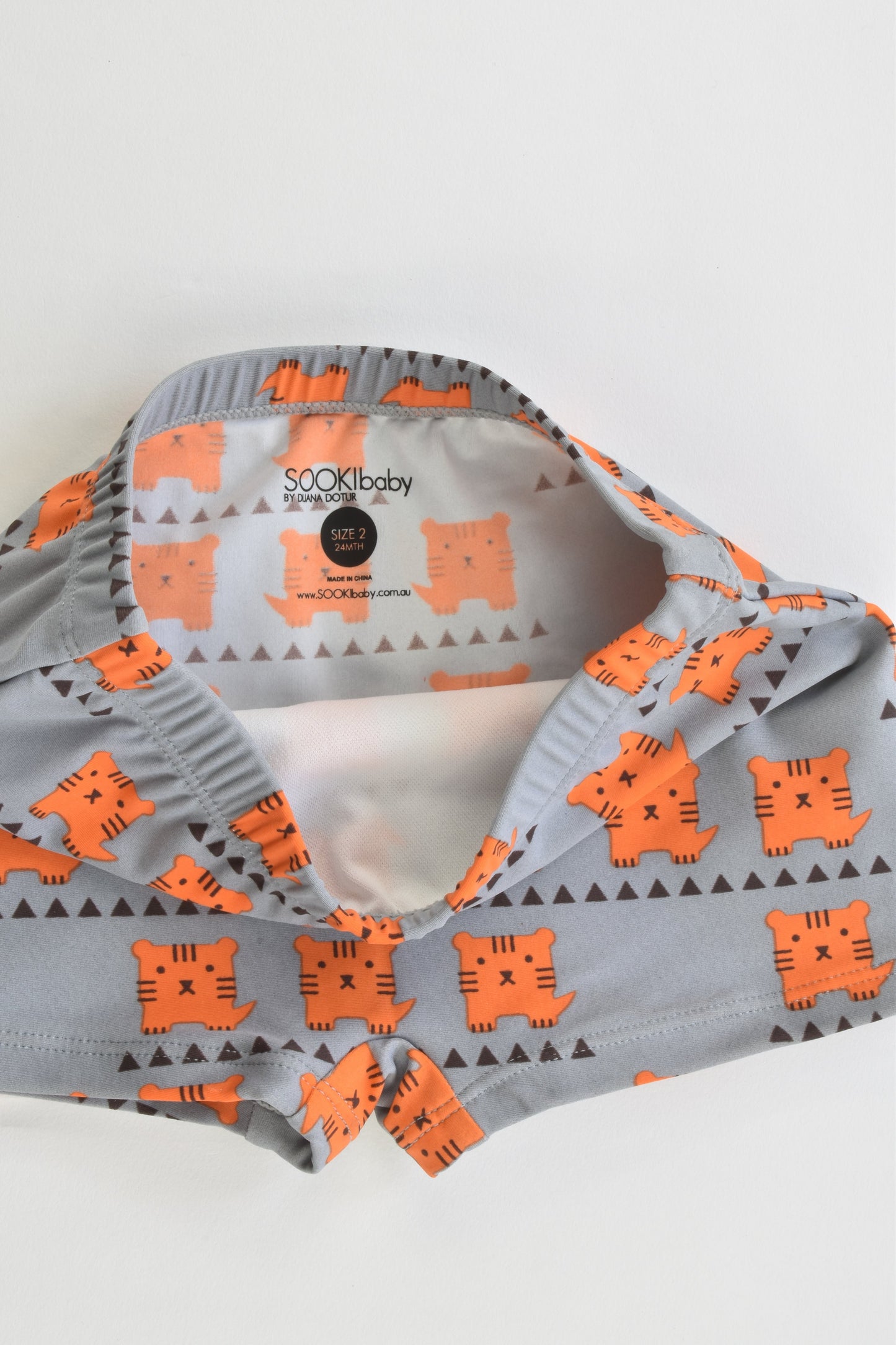 SOOKIbaby Size 2 Tiger Swim Pants