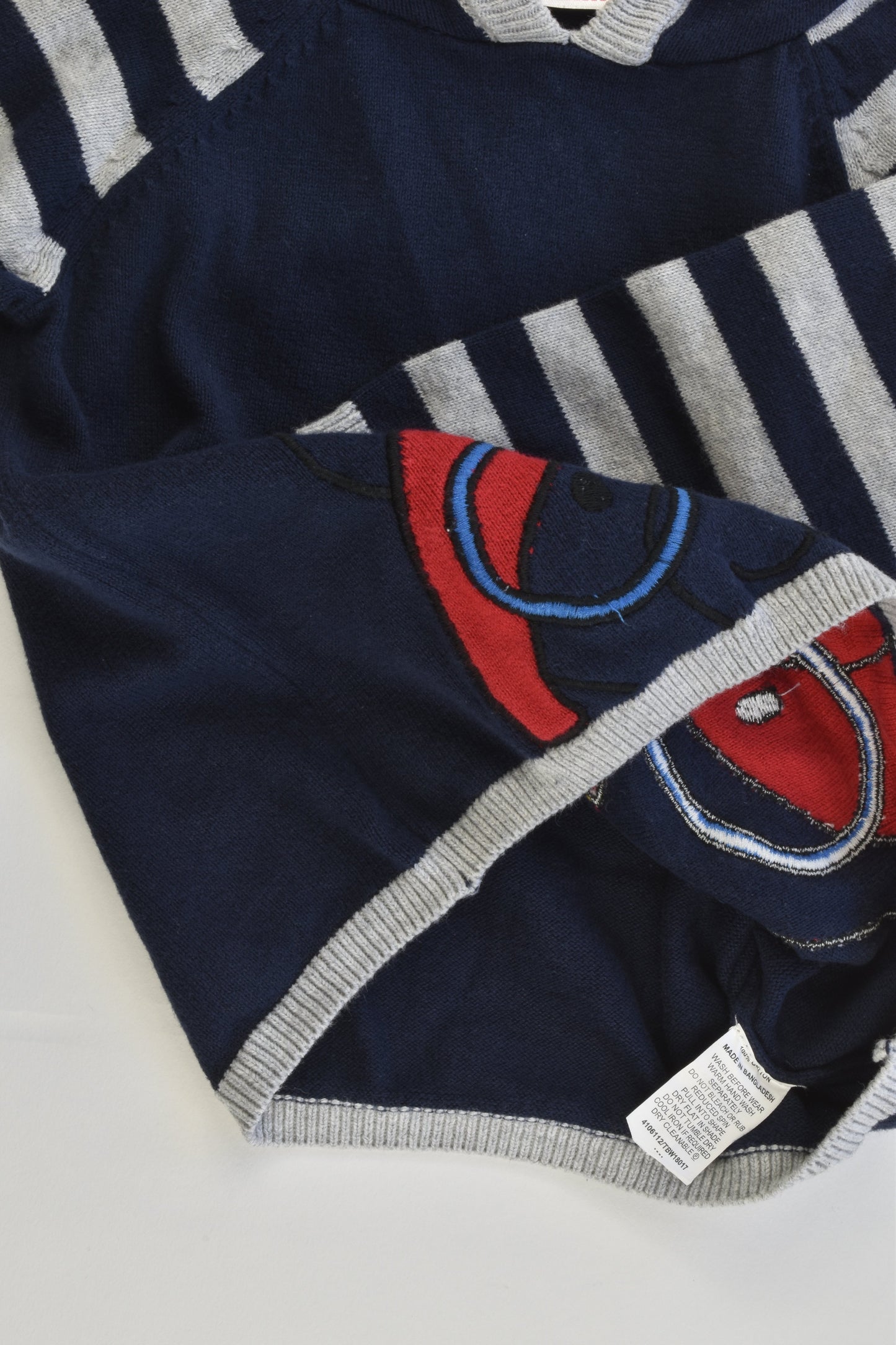 Sprout Size 0 (6-12 months) Knitted Hooded Bear Jumper