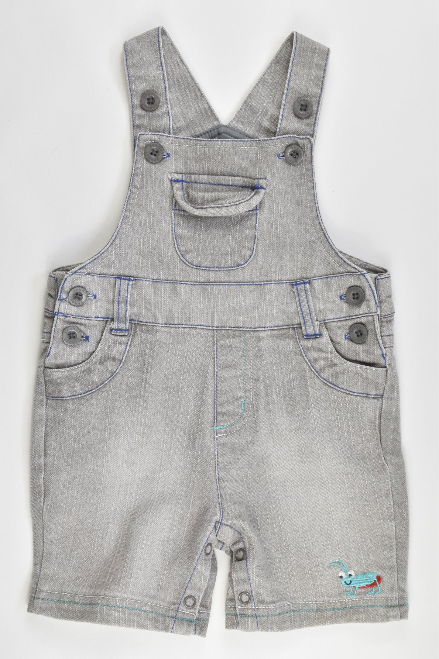 Sprout Size 0 Soft Stretchy Denim Overalls