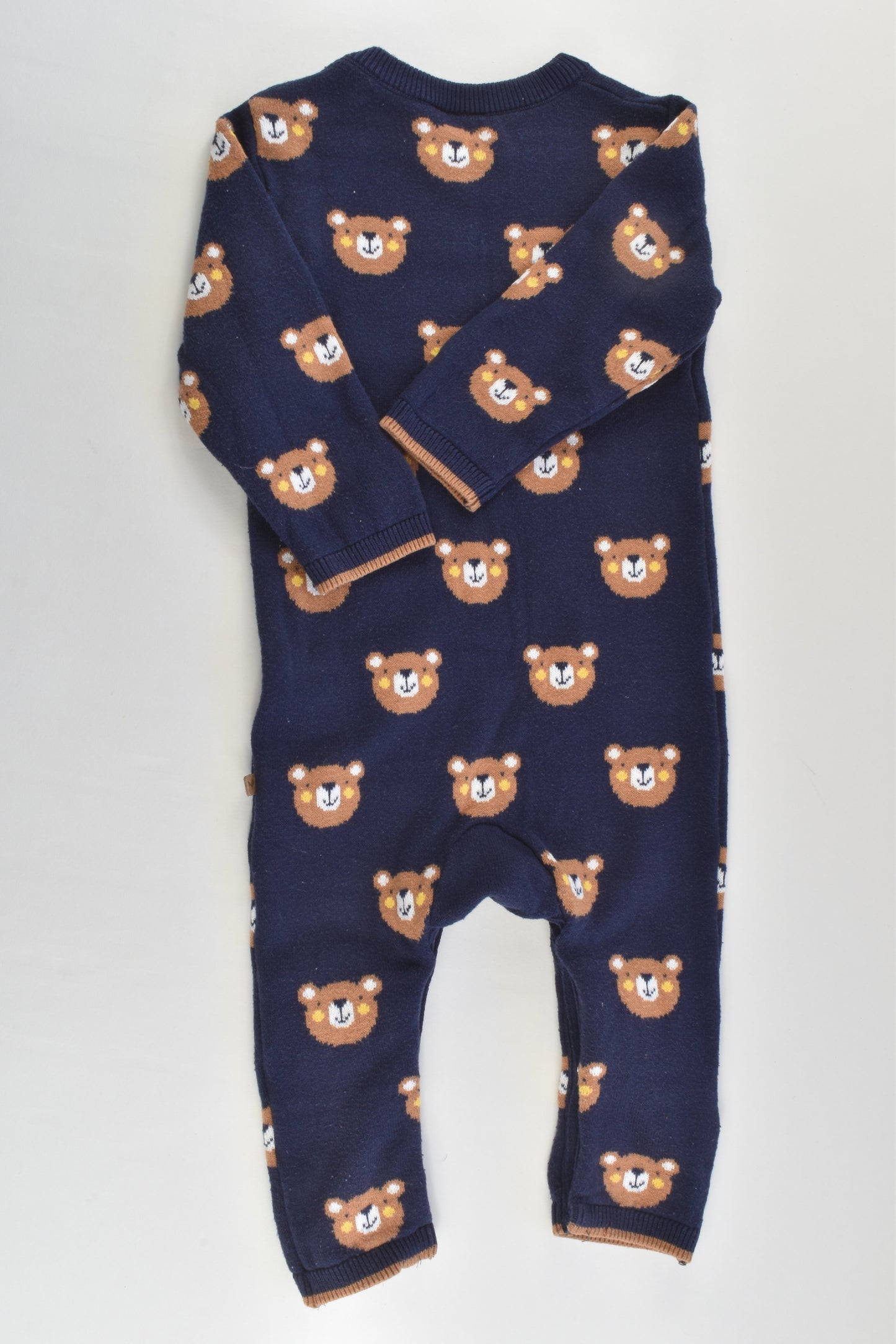 Sprout Size 00 Bears Knitted Romper