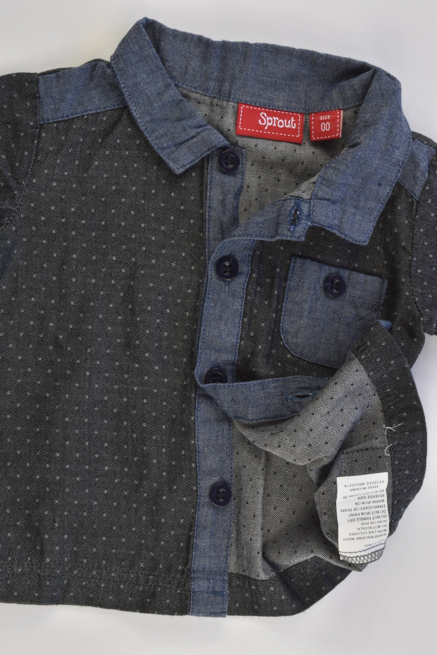 Sprout Size 00 Collared Shirt