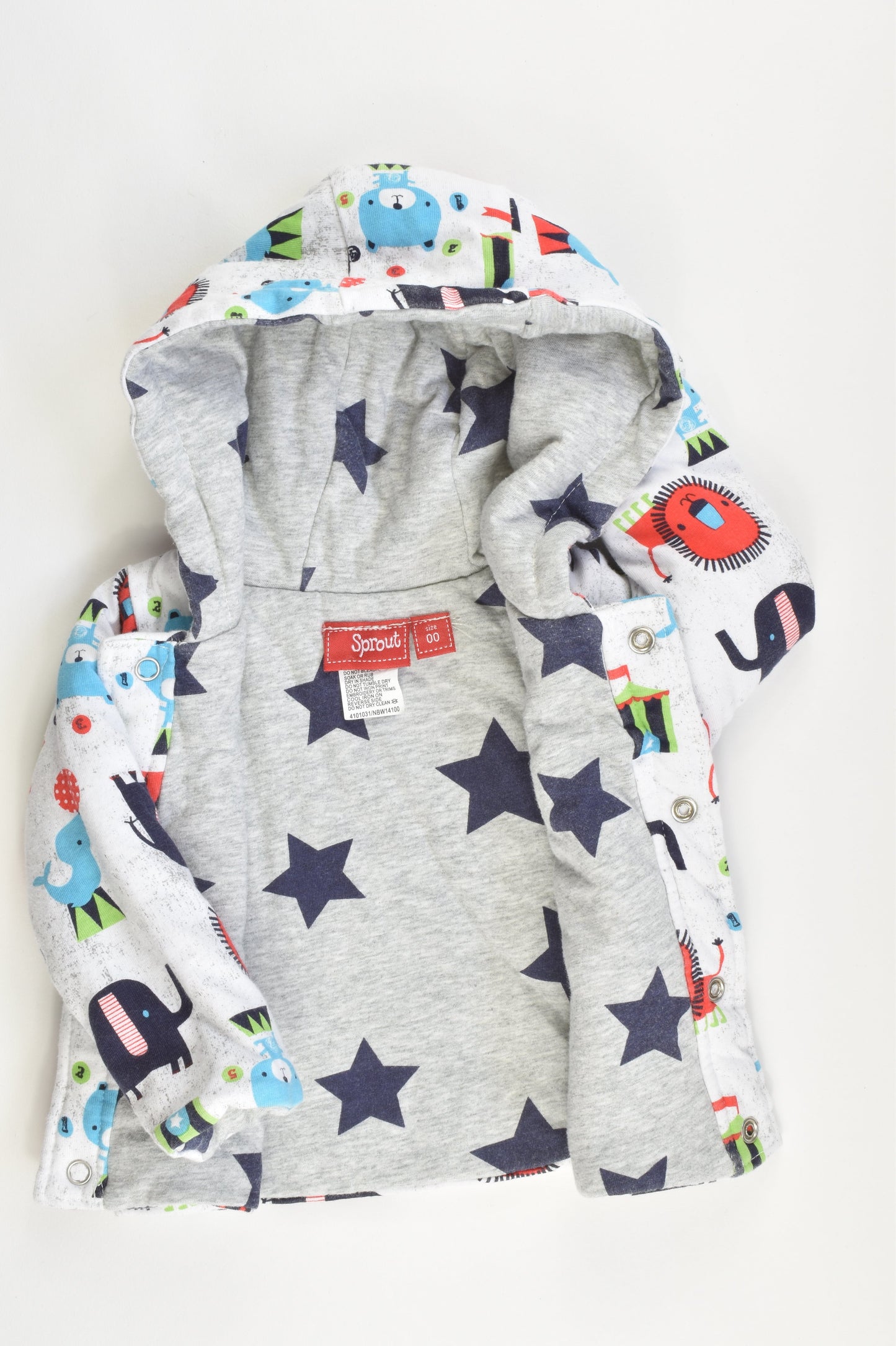 Sprout Size 00 Hooded Jumper