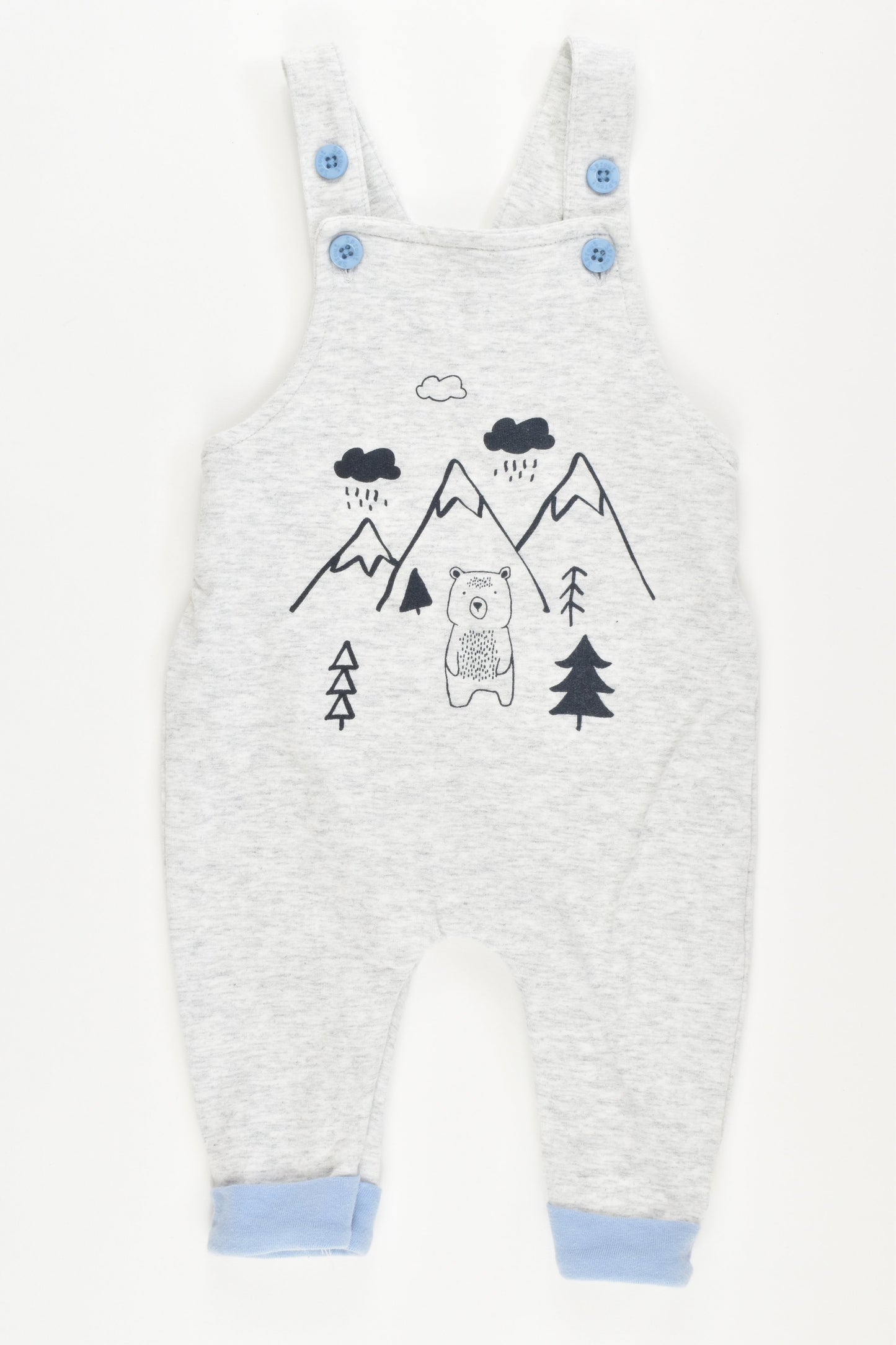 Sprout Size 000 (0-3 months) Overalls