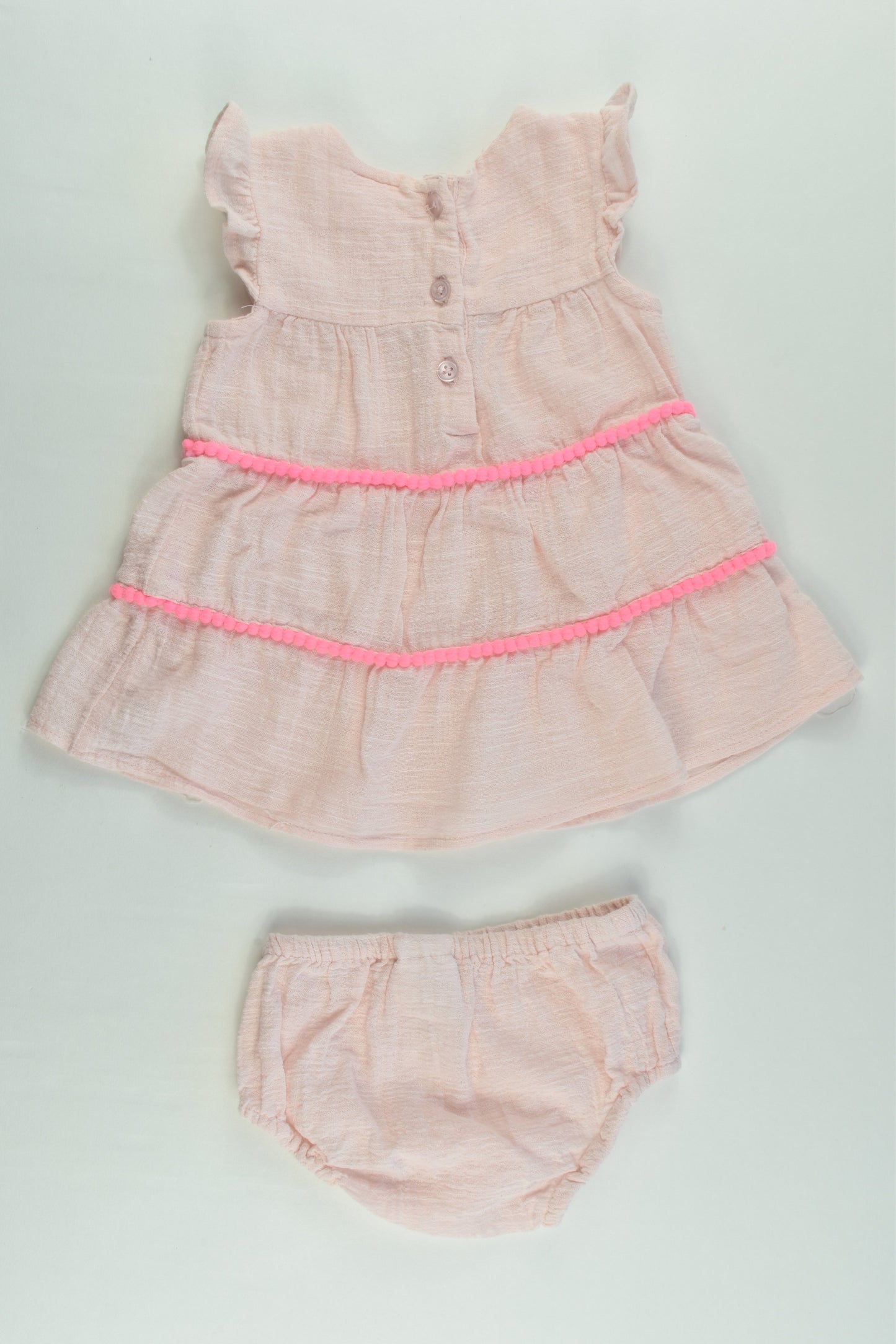 Sprout Size 000 Muslin Dress with Matching Bloomers