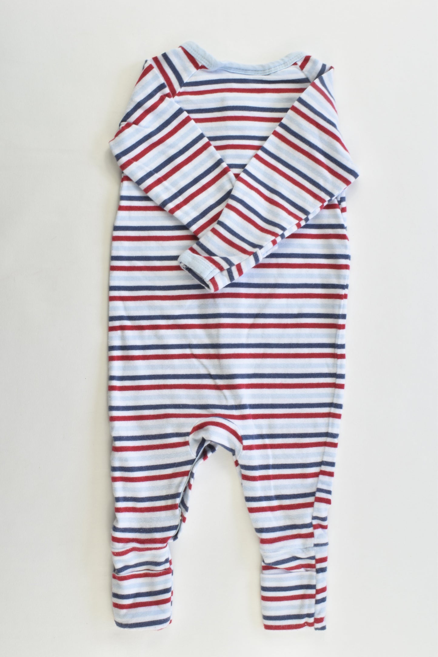 Sprout Size 000 Striped Romper
