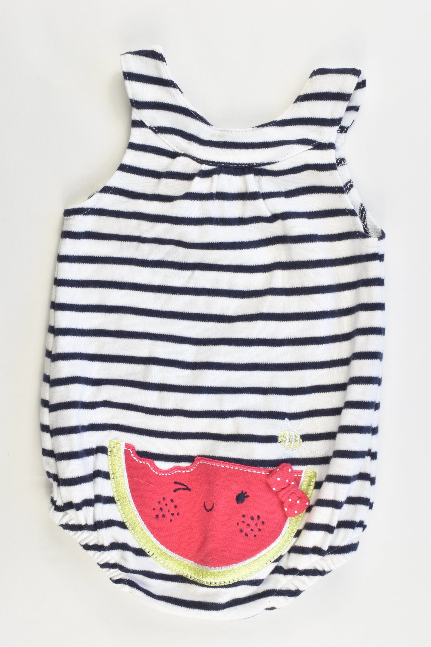 Sprout Size 000 Watermelon Summer Romper