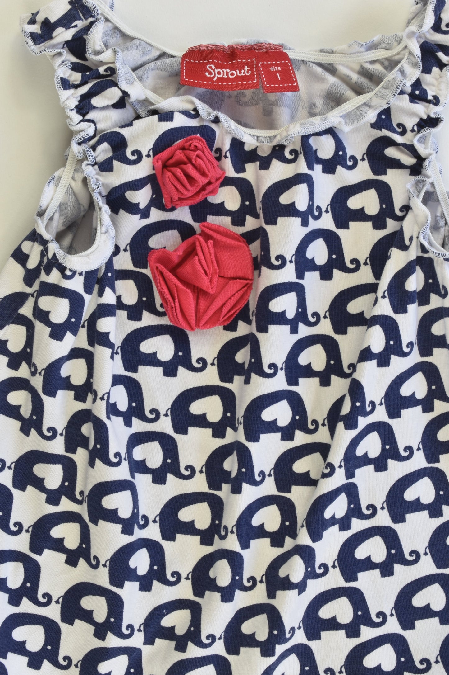 Sprout Size 1 Elephants T-shirt