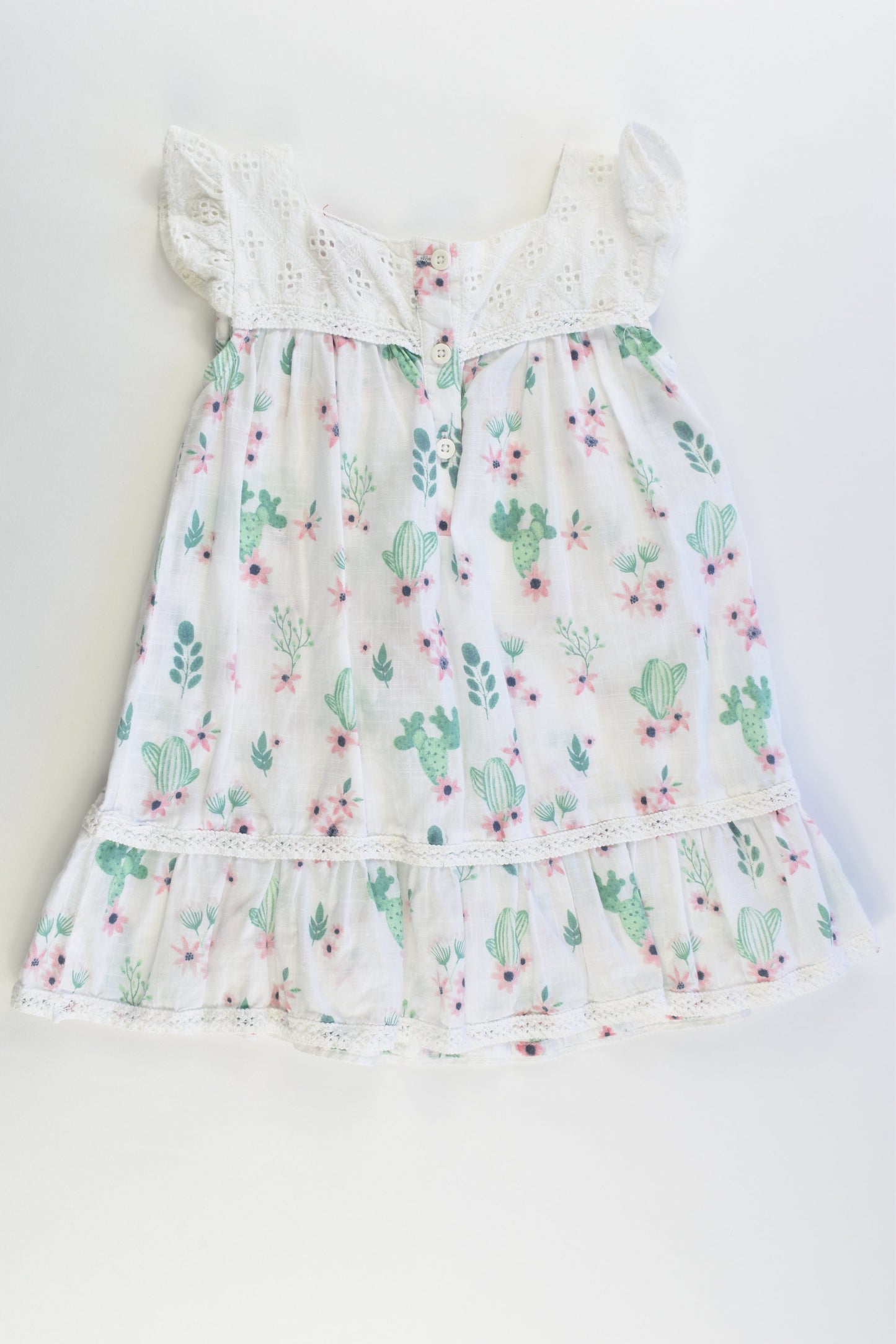 Sprout Size 2 Floral Dress with Lace Details