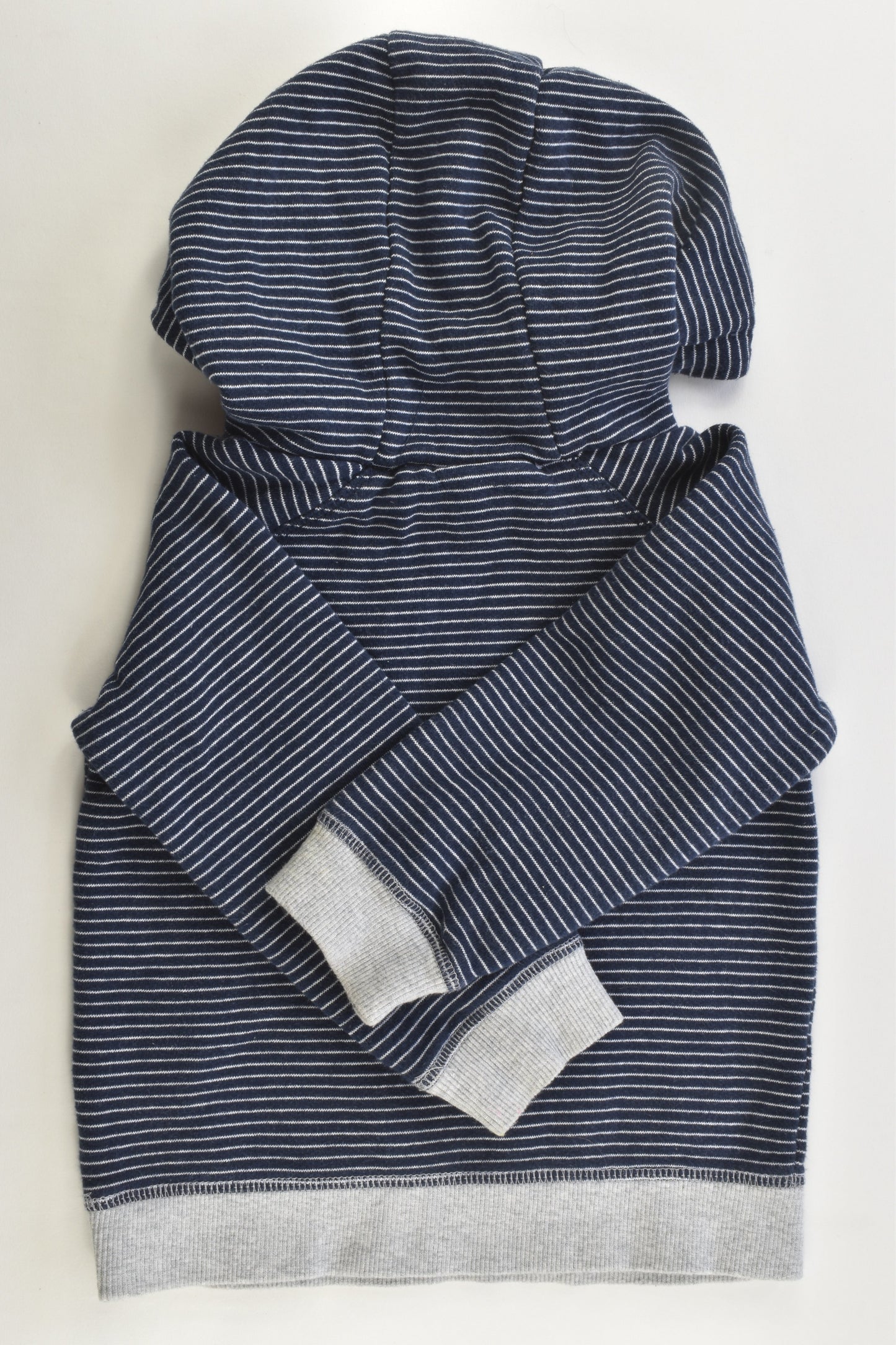 Sprout Size 2 Hooded Striped Fox Jumper