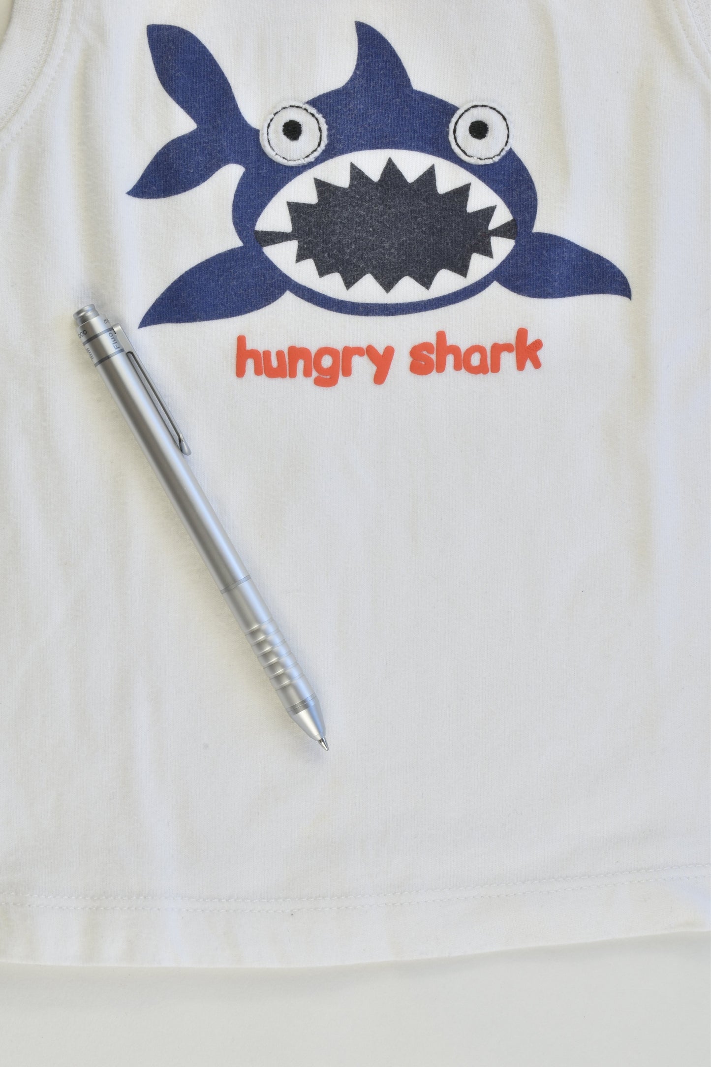 Sprout size 2 "Hungry Shark" Tank Top